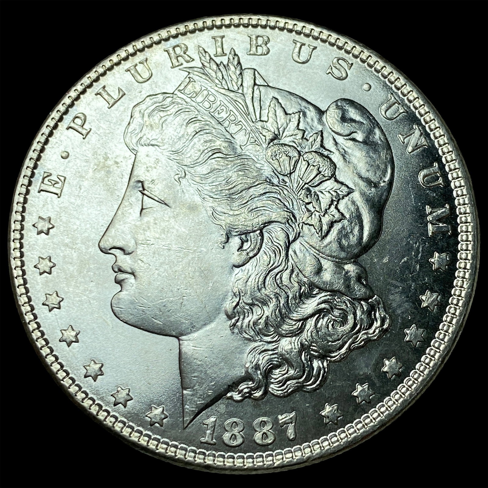 1887 Silver Morgan Dollar CHOICE BU (1 of 2)