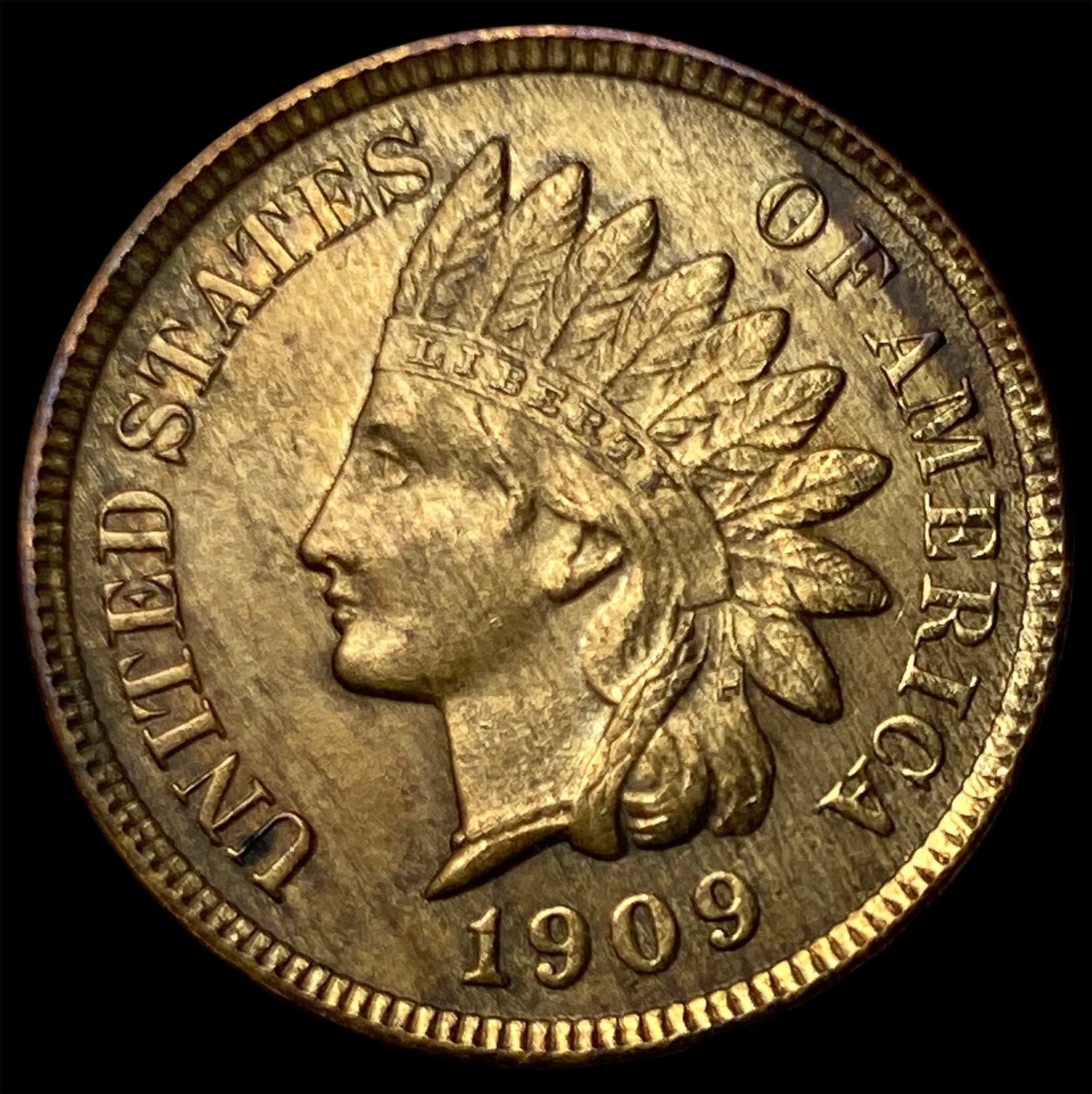 1909 Indian Head Cent CHOICE BU (1 of 2)