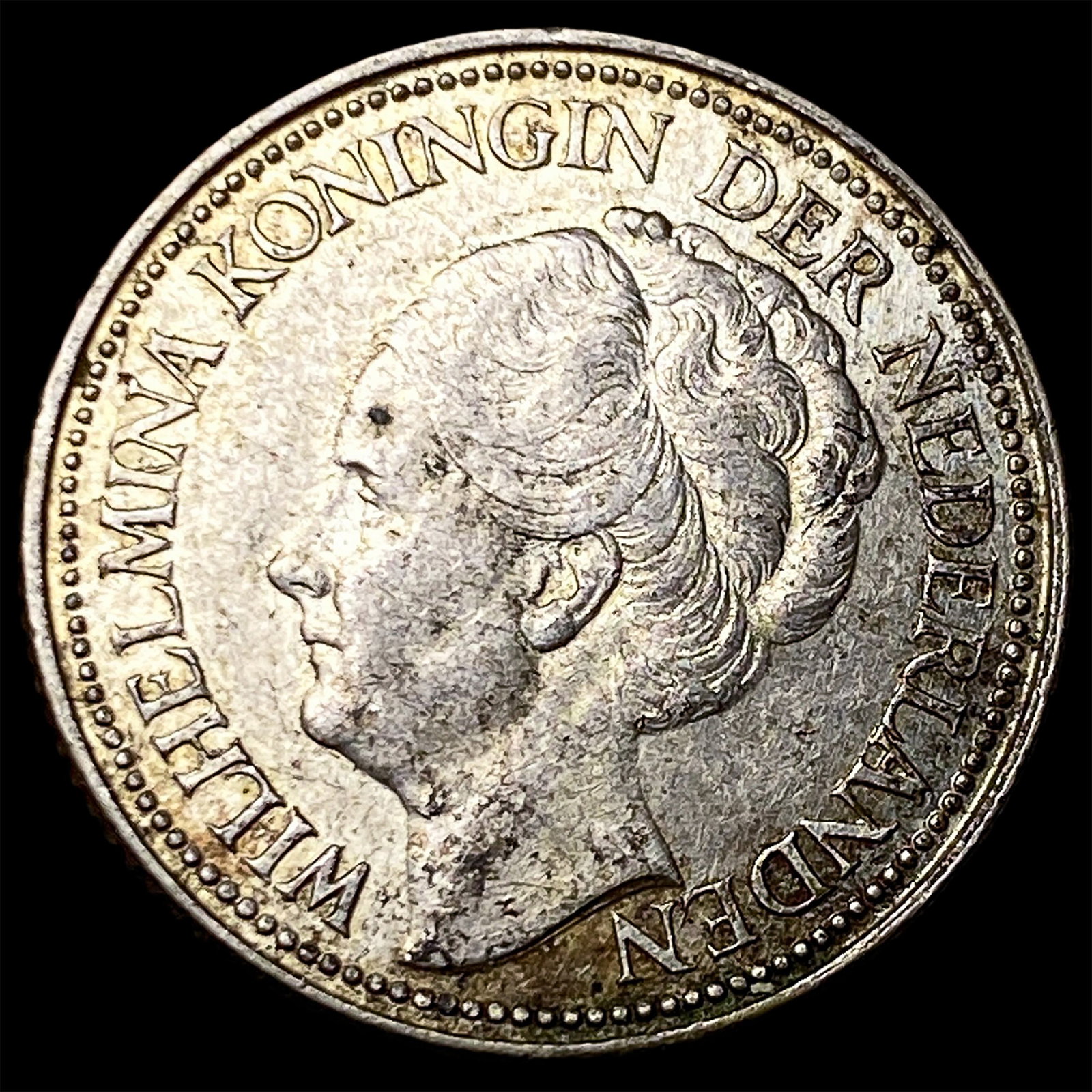 1941 Netherlands Curaco Silver 25 Cents: 1941 Netherlands Curaco Silver 25 Cents