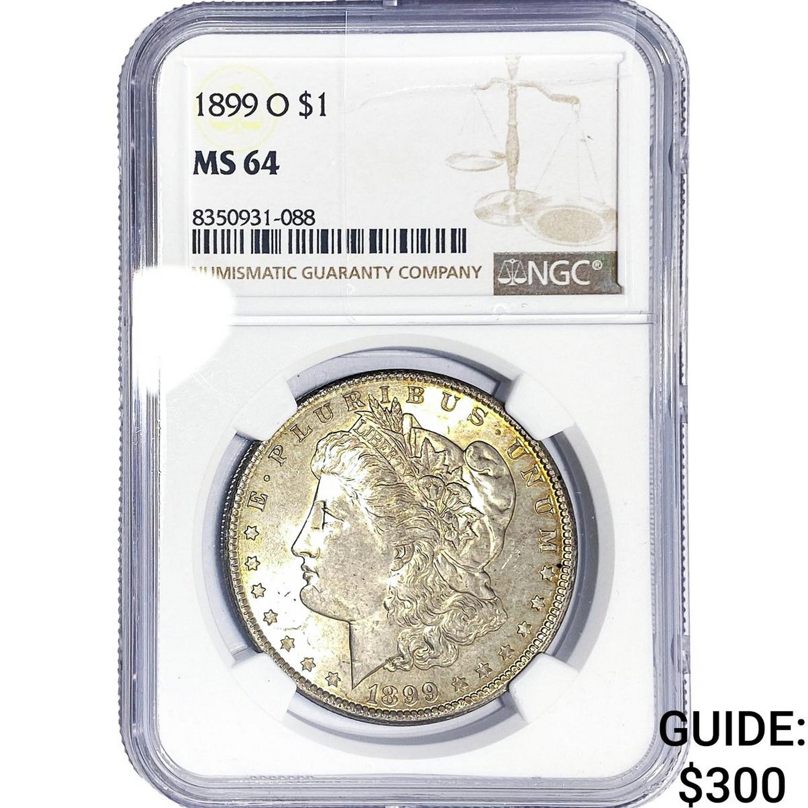 1899-O Morgan Silver Dollar NGC MS64 (1 of 2)