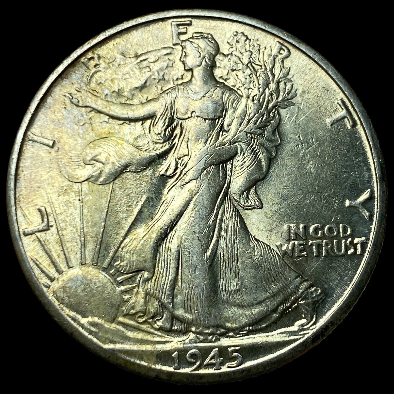 1945 Walking Liberty Half Dollar UNCIRCULATED (1 of 2)