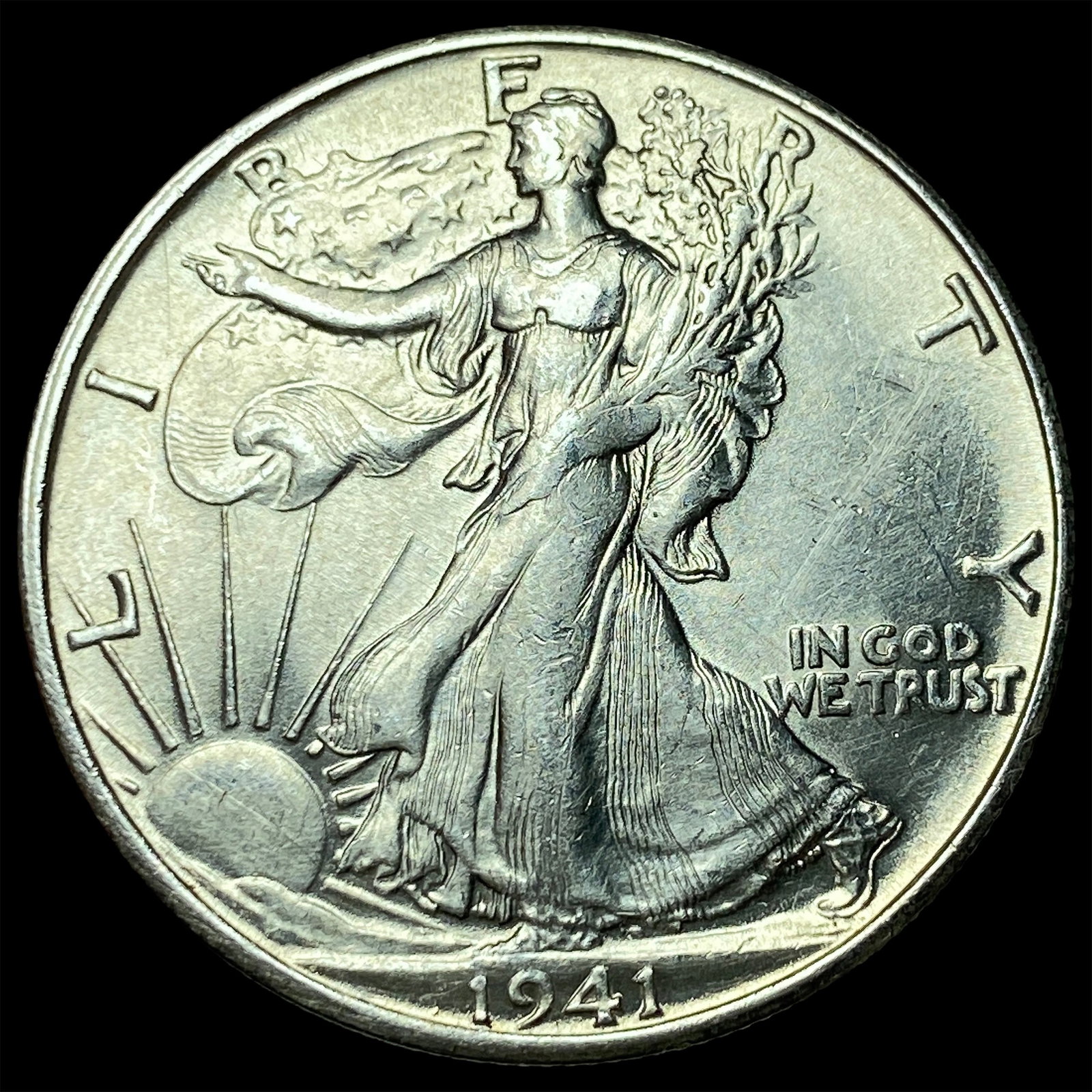 1941-S Silver Half Dollar UNCIRCULATED: 1941-S Silver Half Dollar UNCIRCULATED