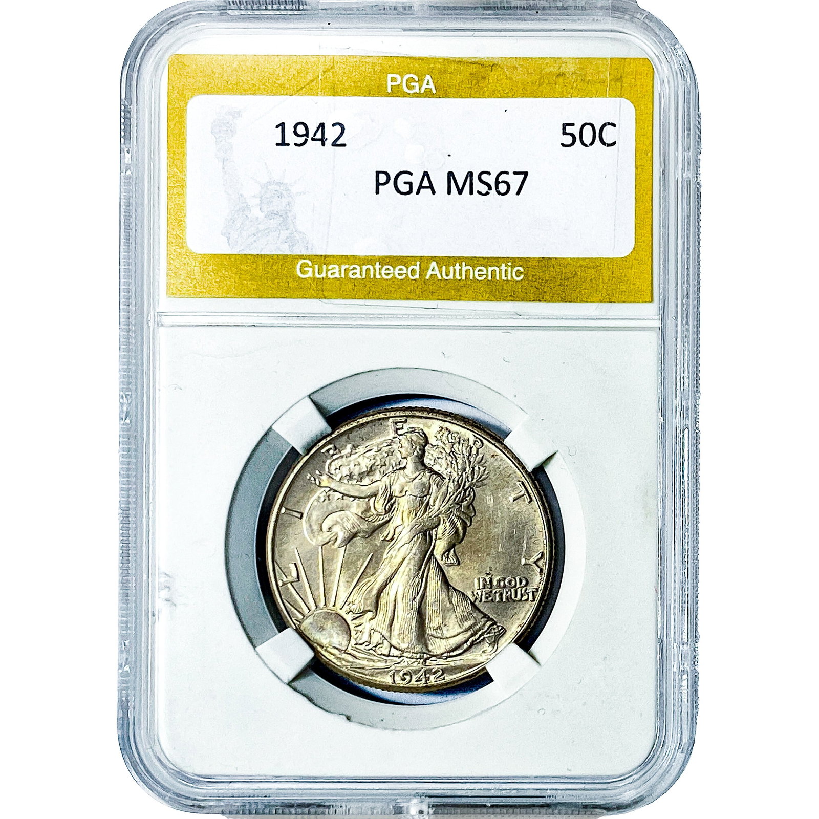 1942 Walking Liberty Half Dollar PGA MS67 (1 of 2)