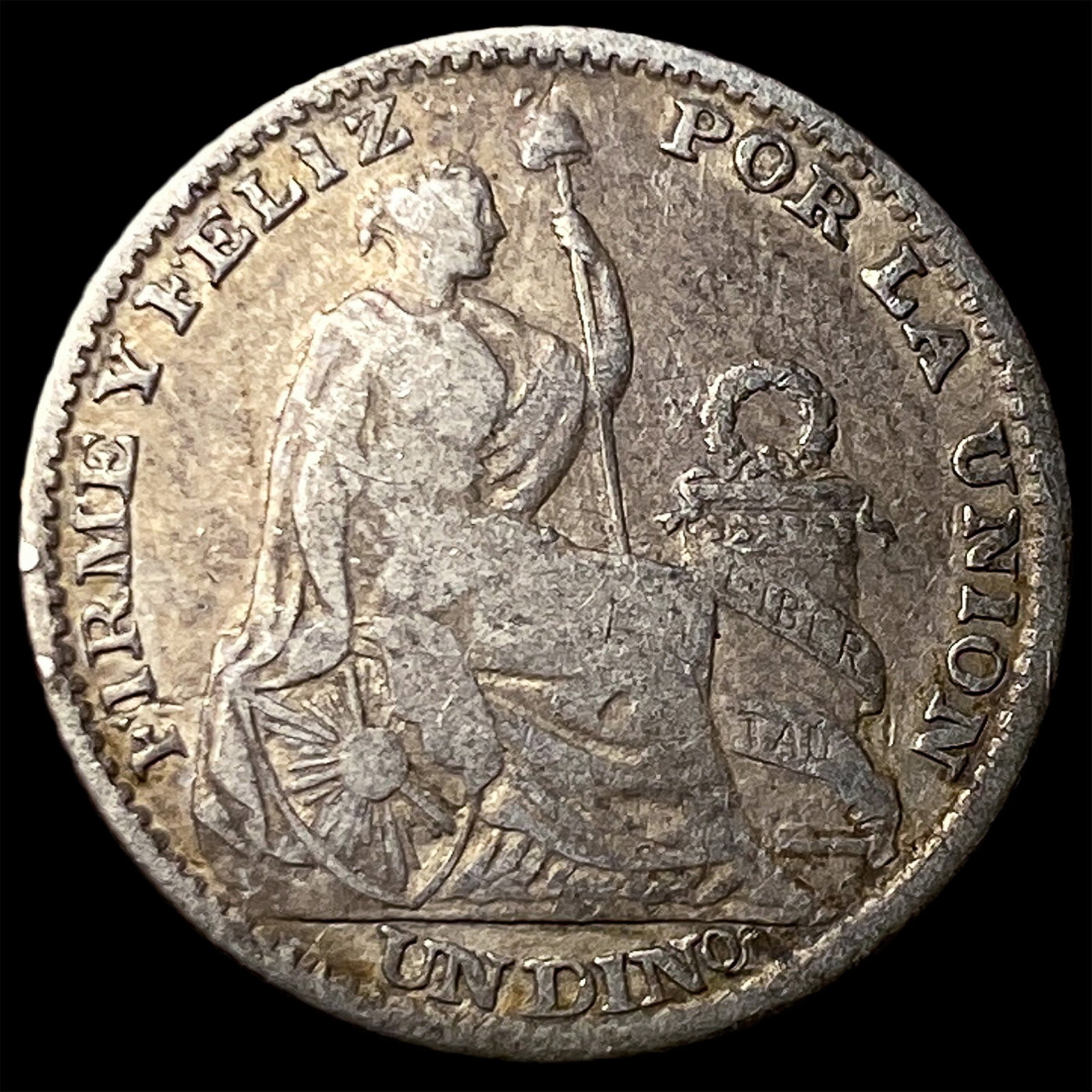 1893 Preu Silver Dinero: 1893 Preu Silver Dinero