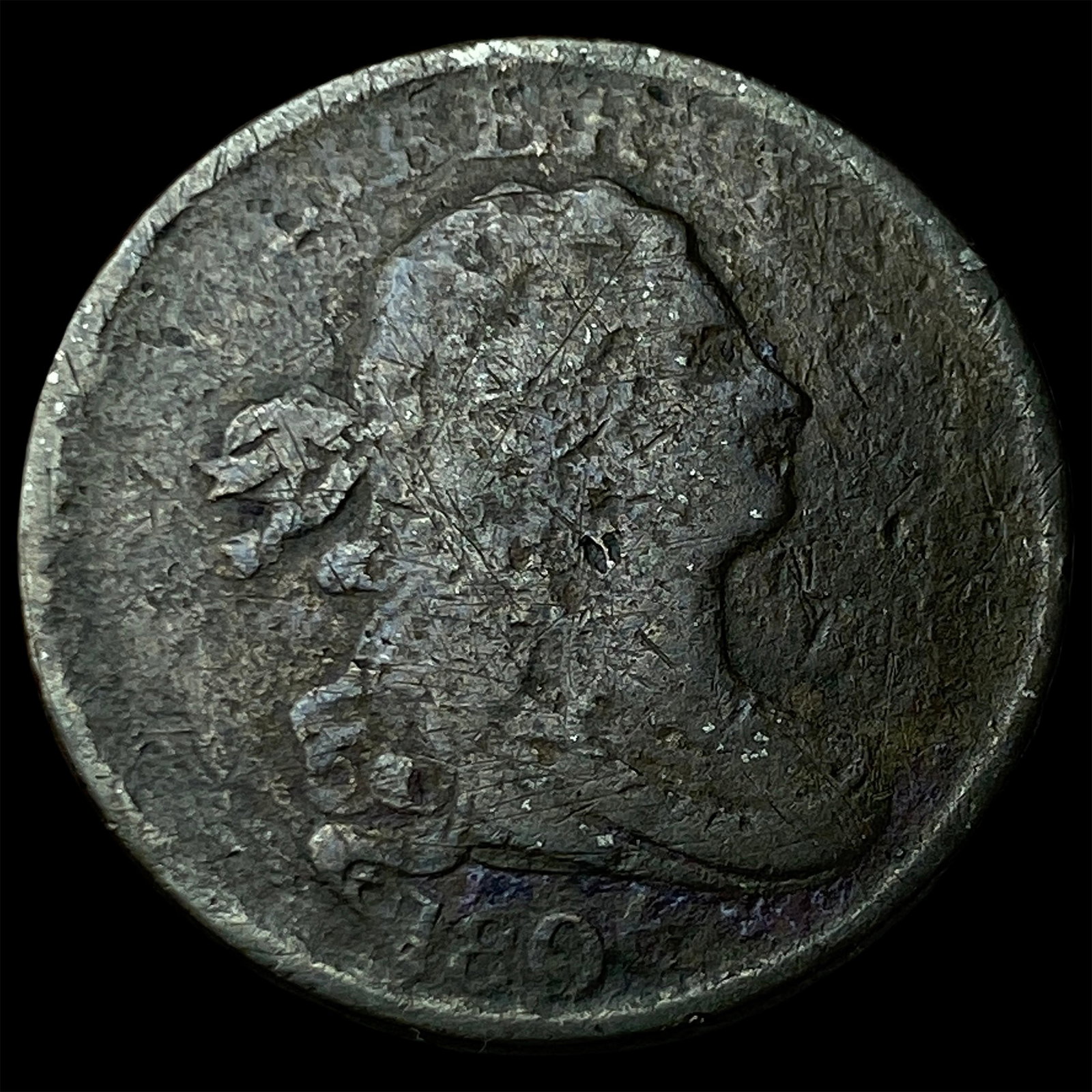 1804 Draped Bust Half Cent NICELY CIRCULATED: 1804 Draped Bust Half Cent NICELY CIRCULATED
