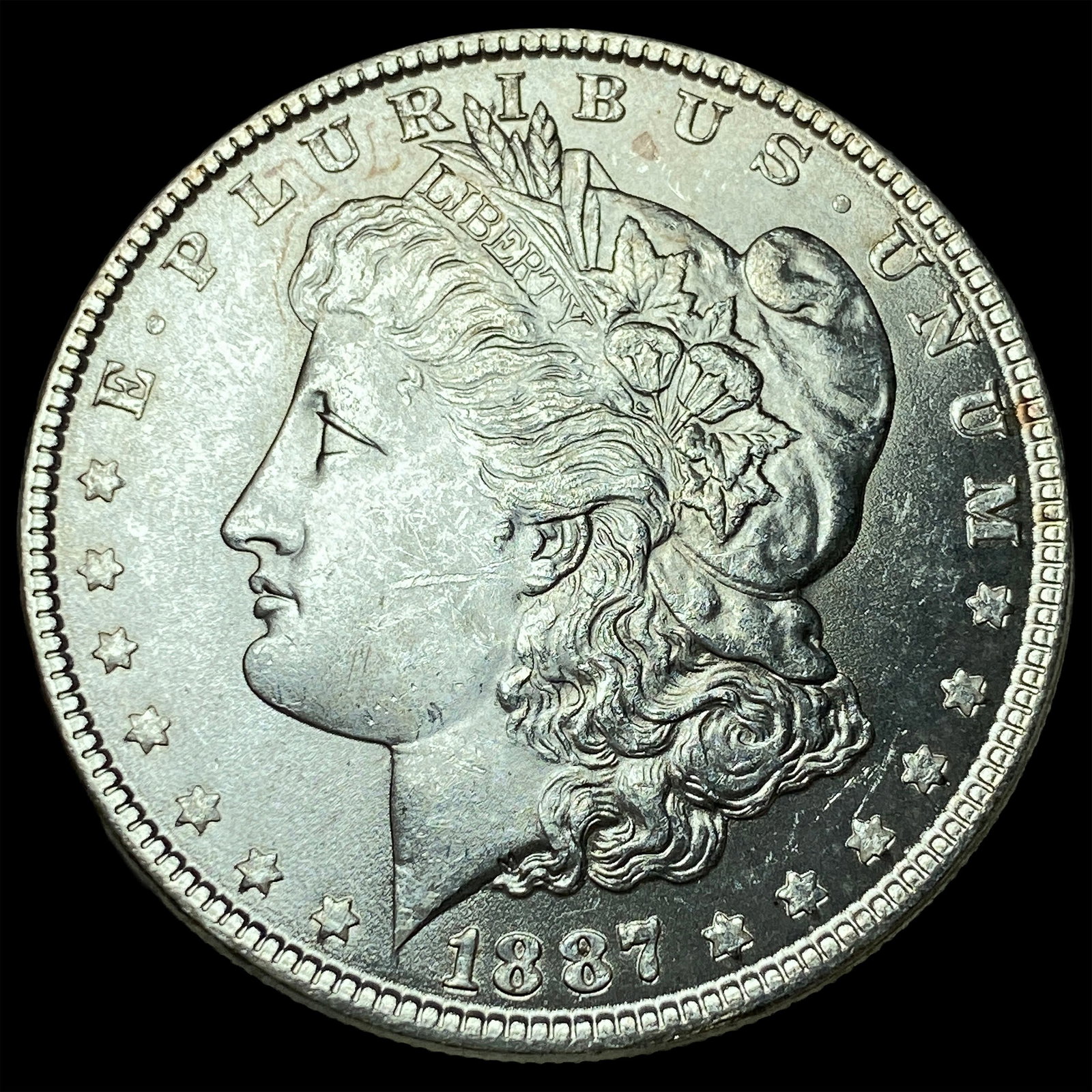 1887 Silver Morgan Dollar CHOICE BU (1 of 2)