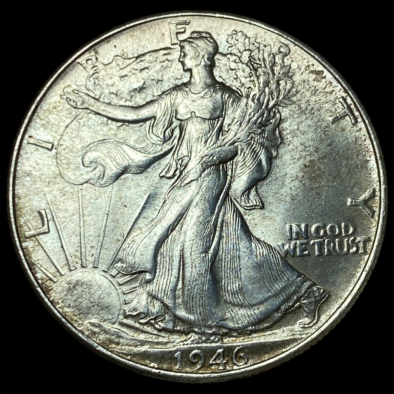 1946 Walking Liberty Half Dollar CHOICE BU: 1946 Walking Liberty Half Dollar CHOICE BU