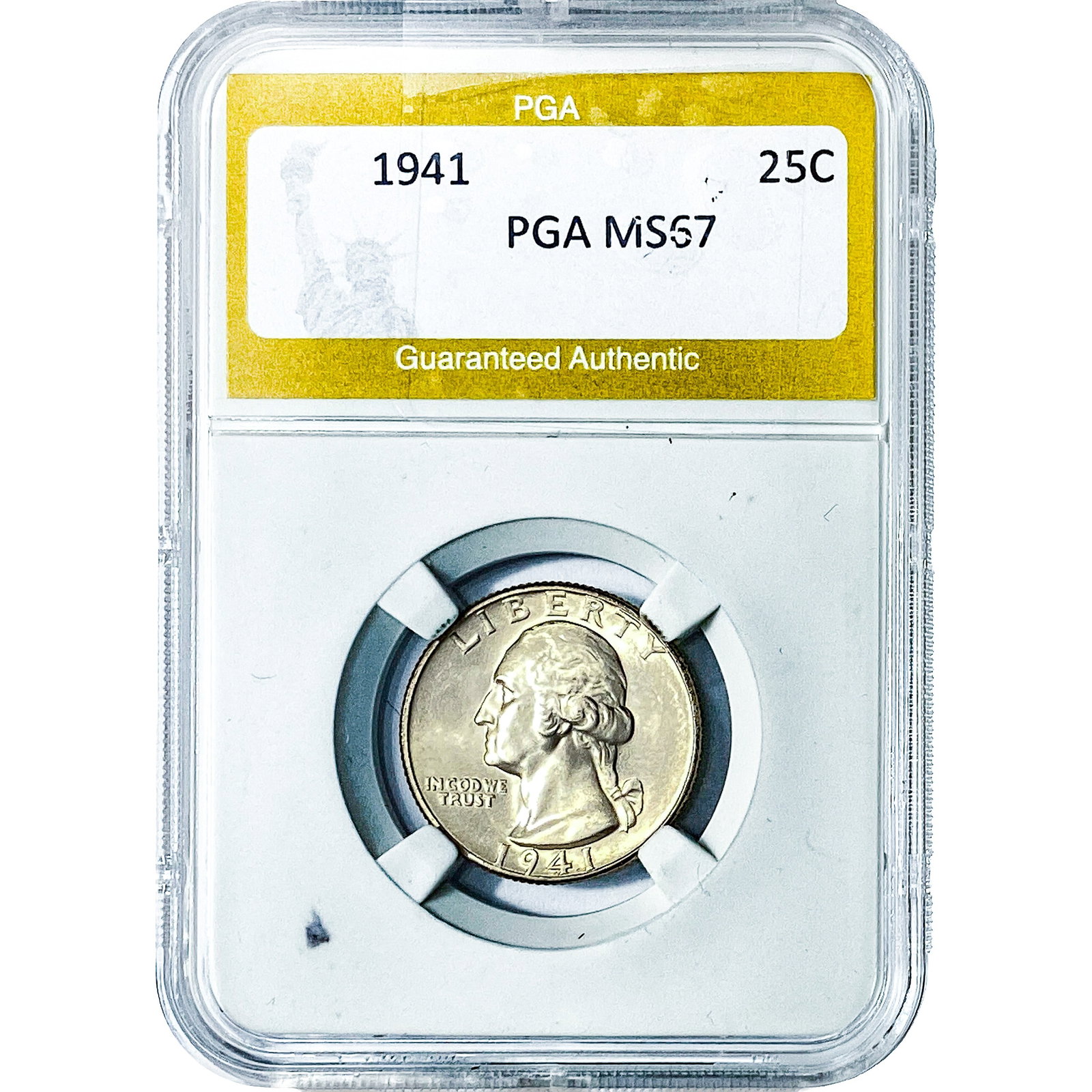 1941 Washington Silver Quarter PGA MS67 (1 of 2)