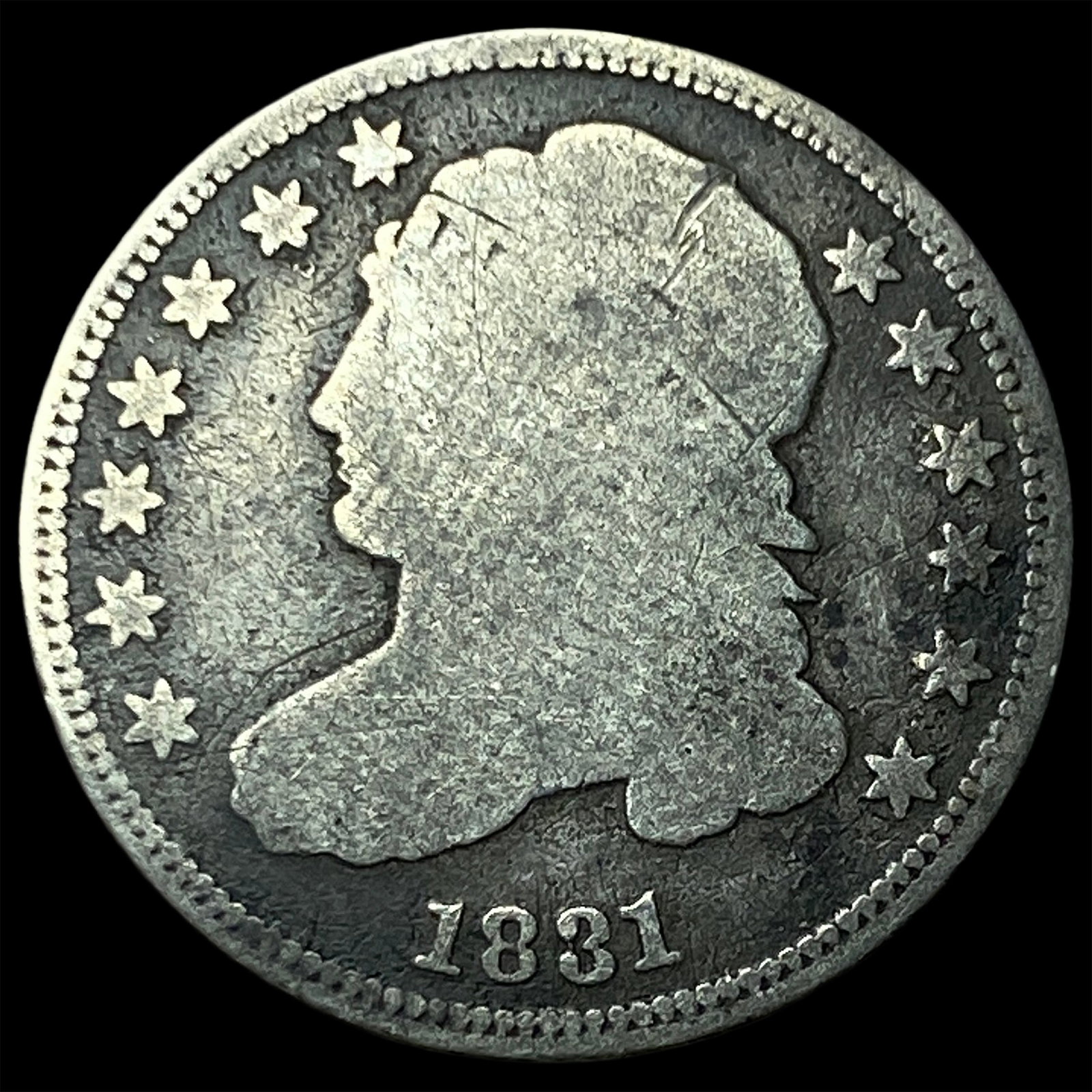 1831 Capped Bust Dime LIGHTLY CIRCULATED (1 of 2)