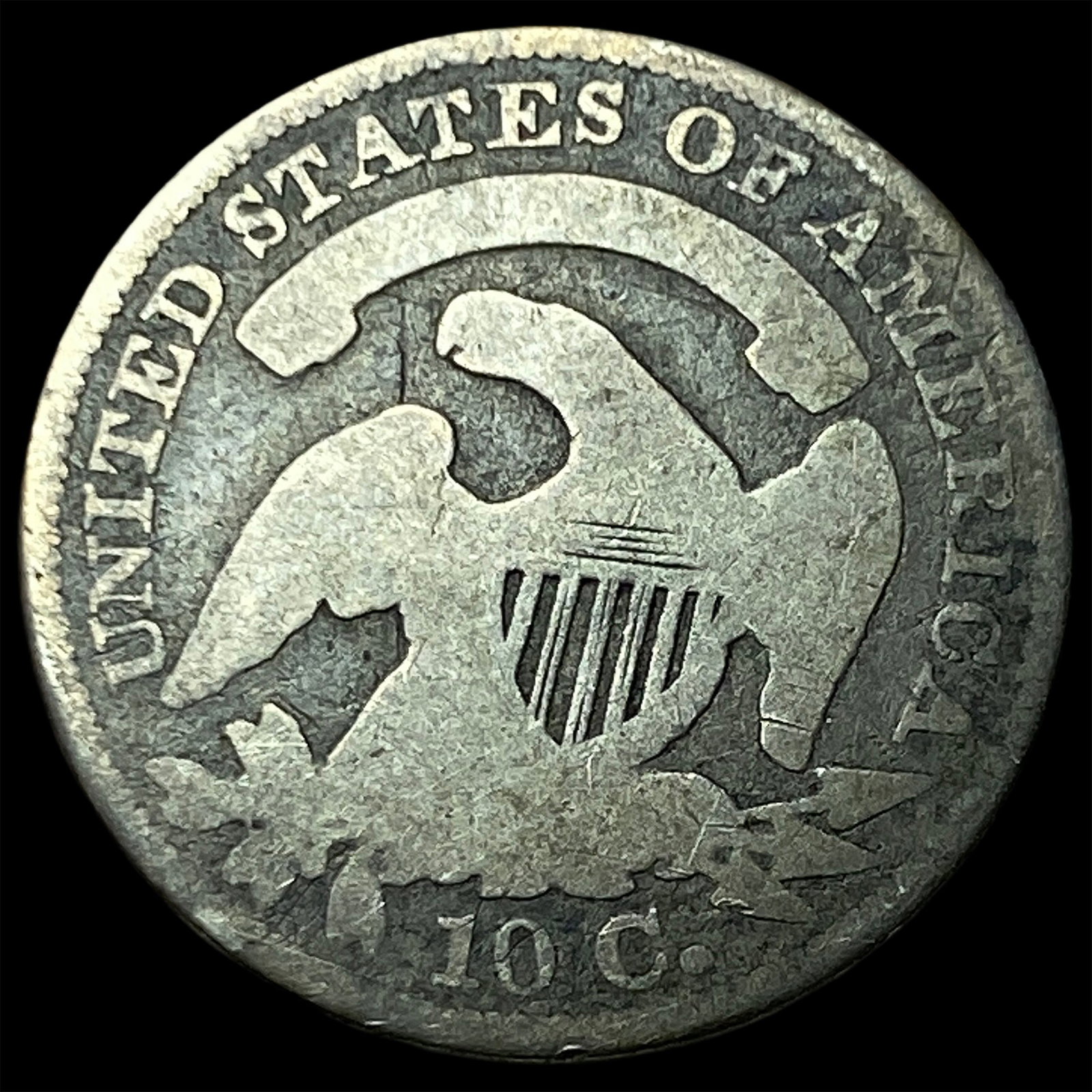 1831 Capped Bust Dime LIGHTLY CIRCULATED - 2