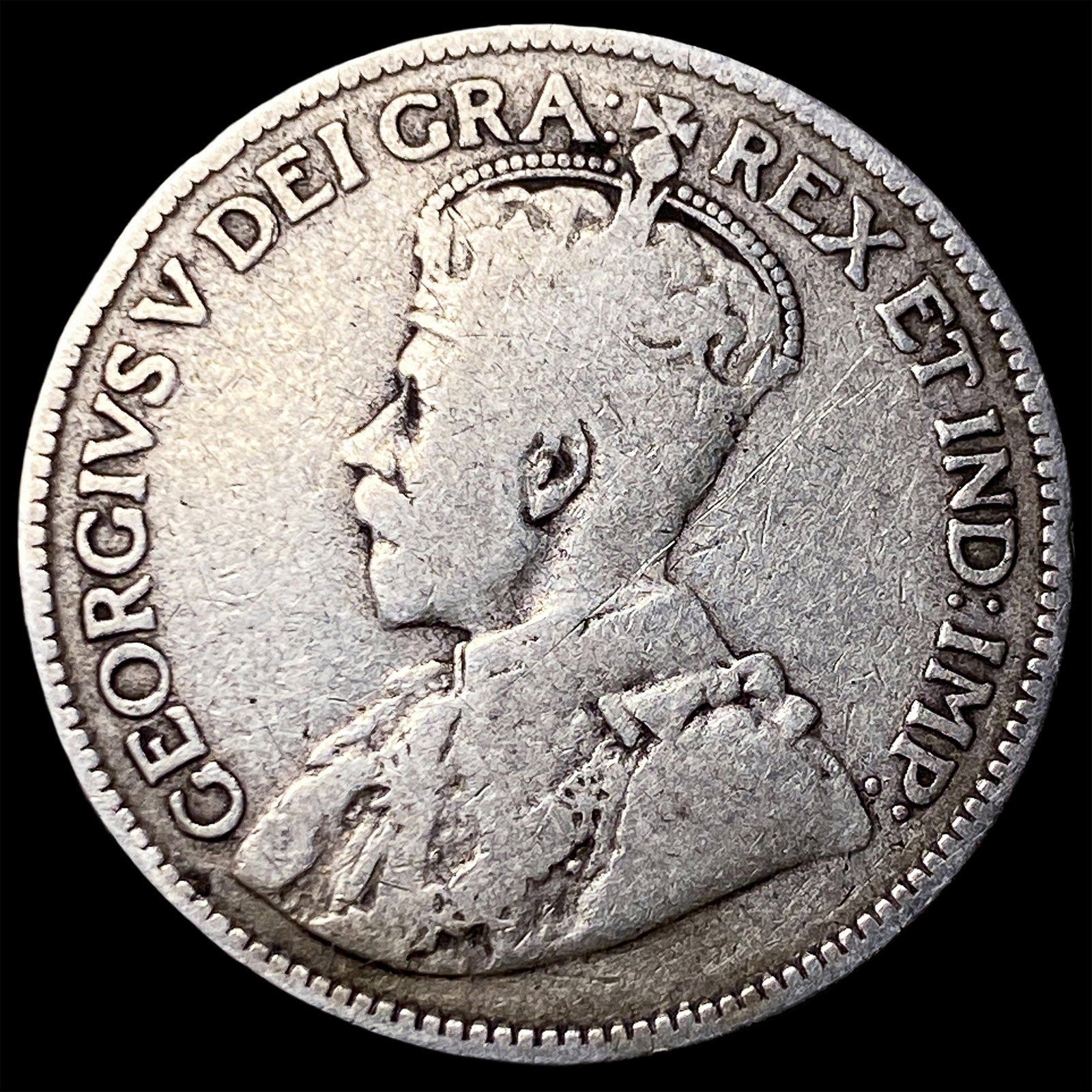 1917 Canada Silver 25 Cents: 1917 Canada Silver 25 Cents
