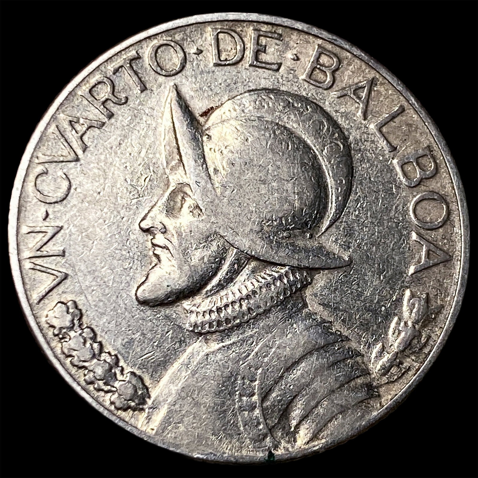 1930 Panama Silver 1/4 Balboa (1 of 2)