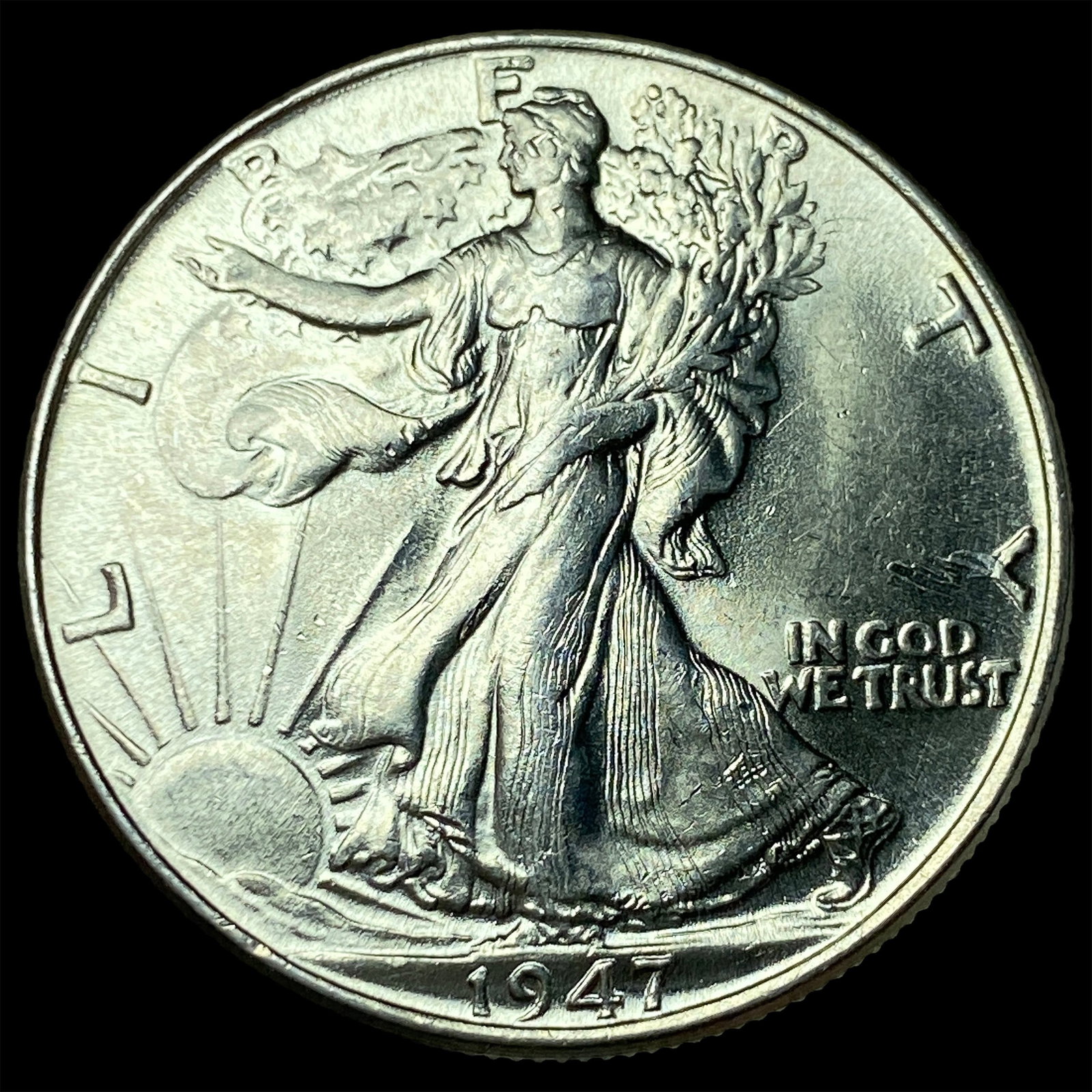1941 Silver Half Dollar (Walking Liberty) CHOICE BU (1 of 2)