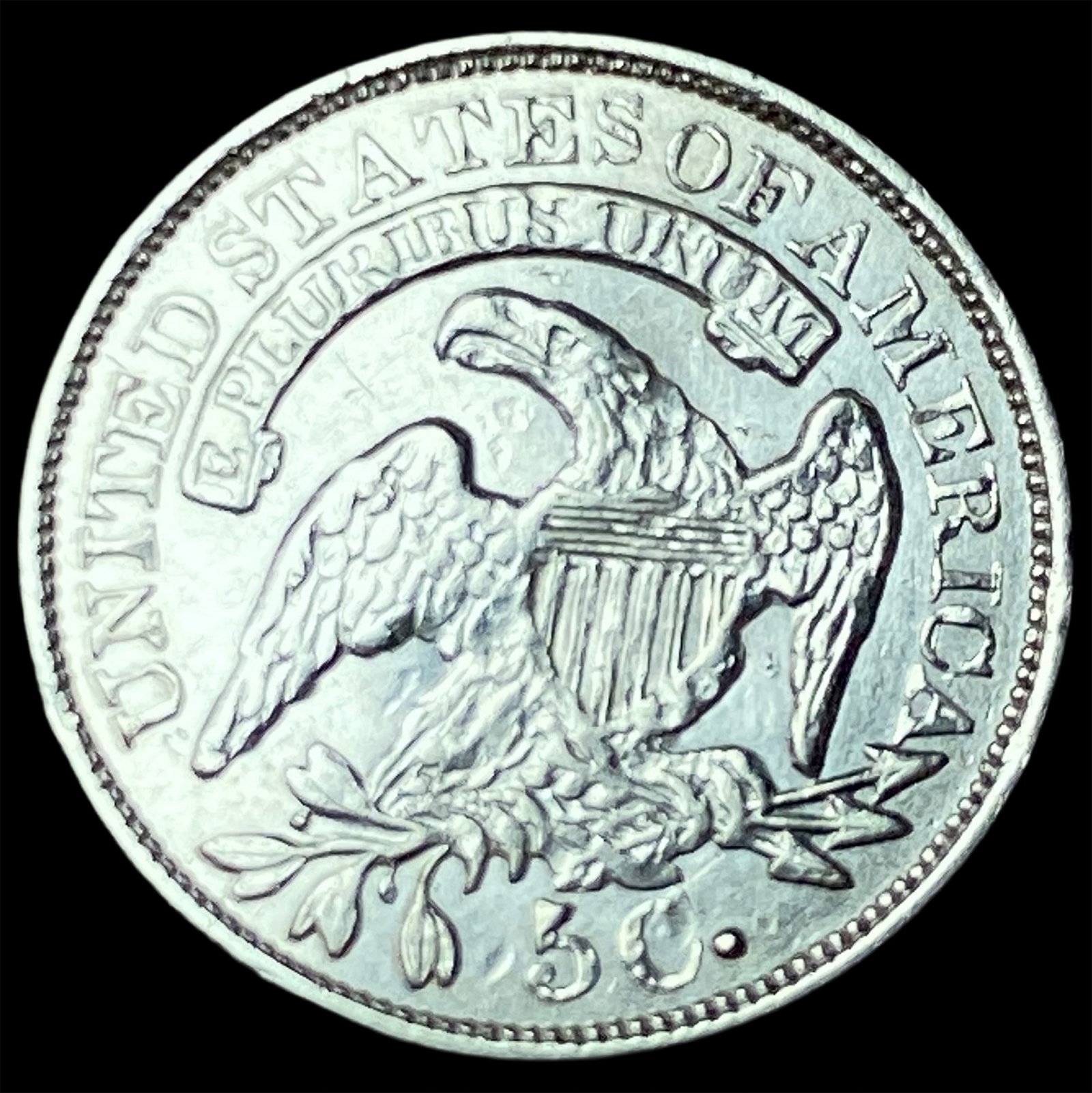 1830 Capped Bust Silver Half Dime UNCIRCULATED - 2