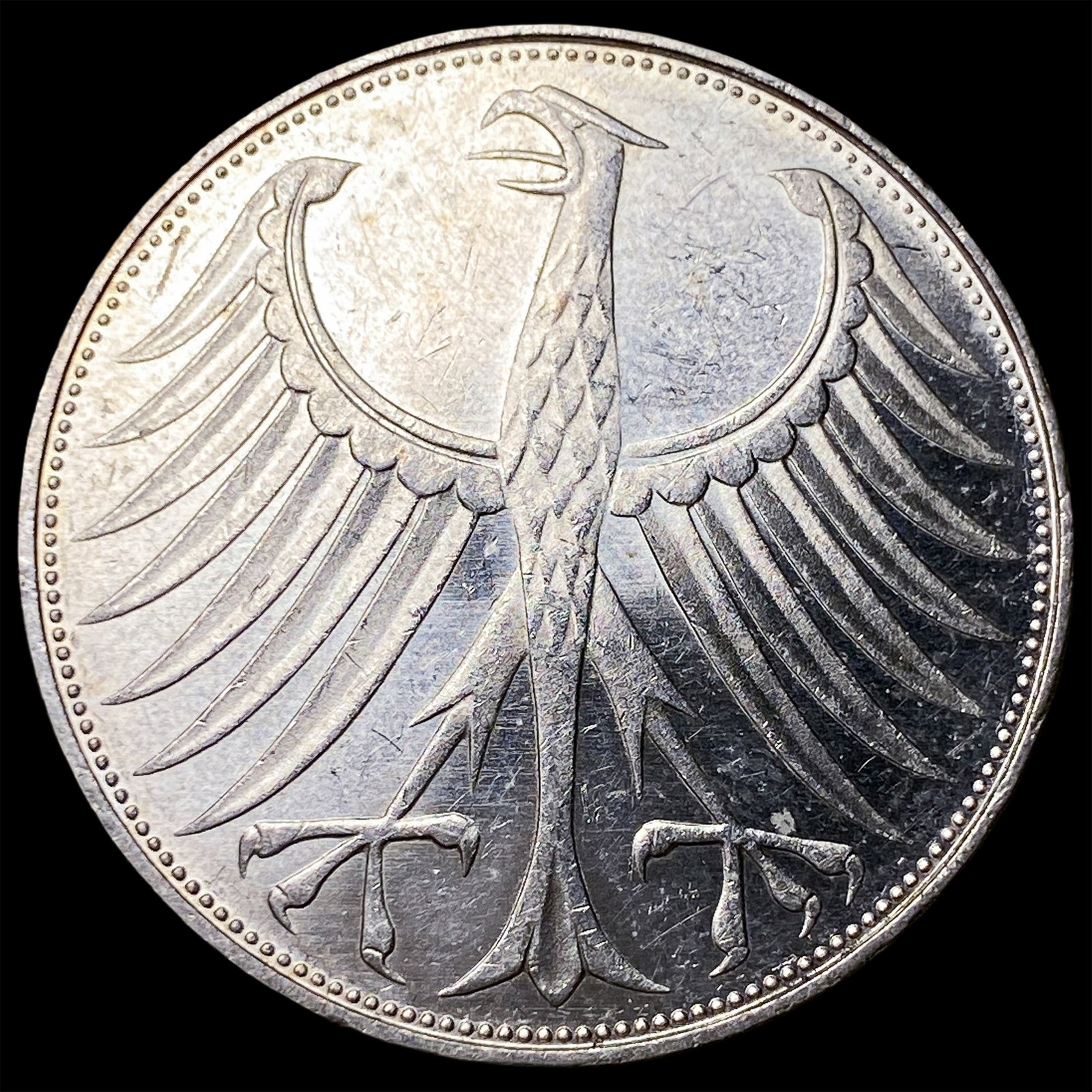 1973G West Germany Silver 5 Mark - 2