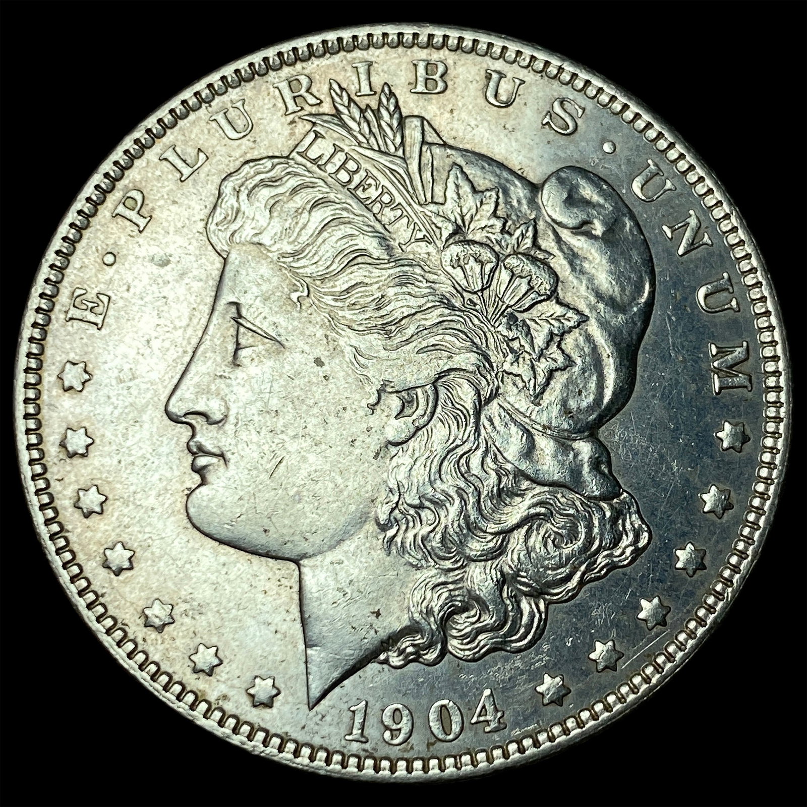 1904-O Silver Morgan Dollar GEM BU: 1904-O Silver Morgan Dollar GEM BU