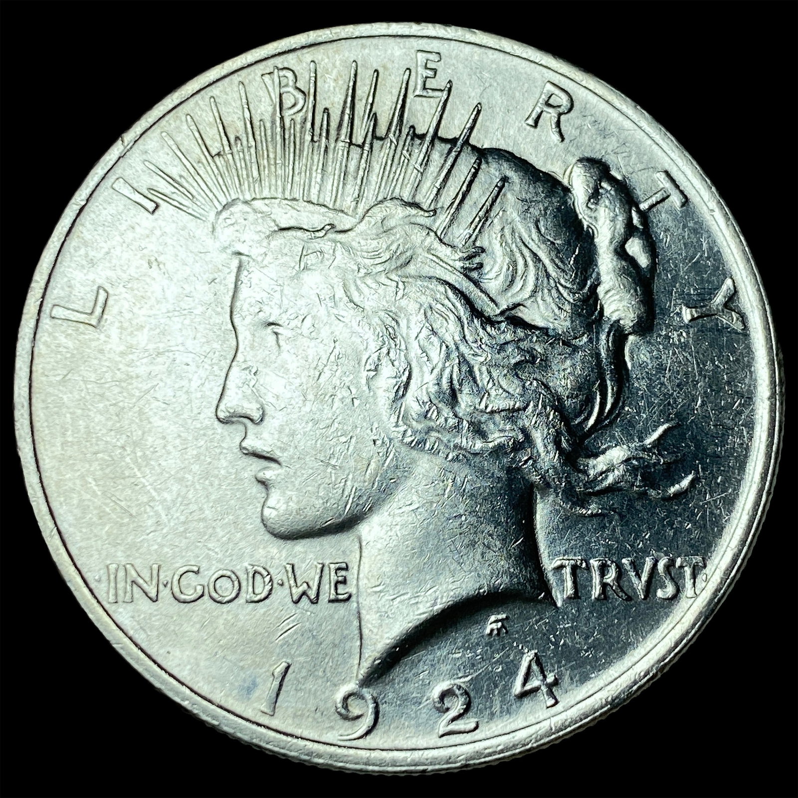 1924 Silver Peace Dollar UNCIRCULATED: 1924 Silver Peace Dollar UNCIRCULATED