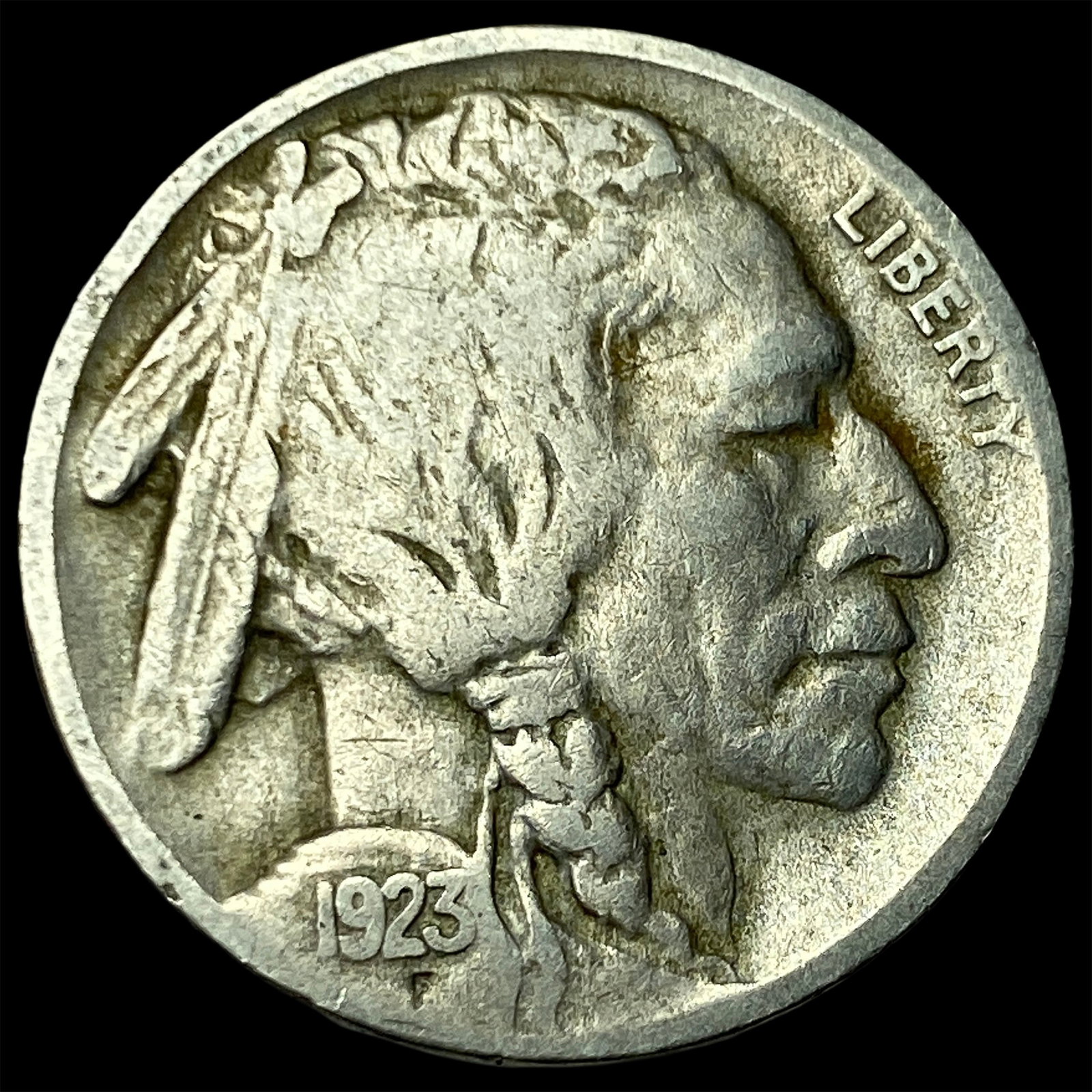 1923-S Buffalo Nickel LIGHTLY CIRCULATED: 1923-S Buffalo Nickel LIGHTLY CIRCULATED