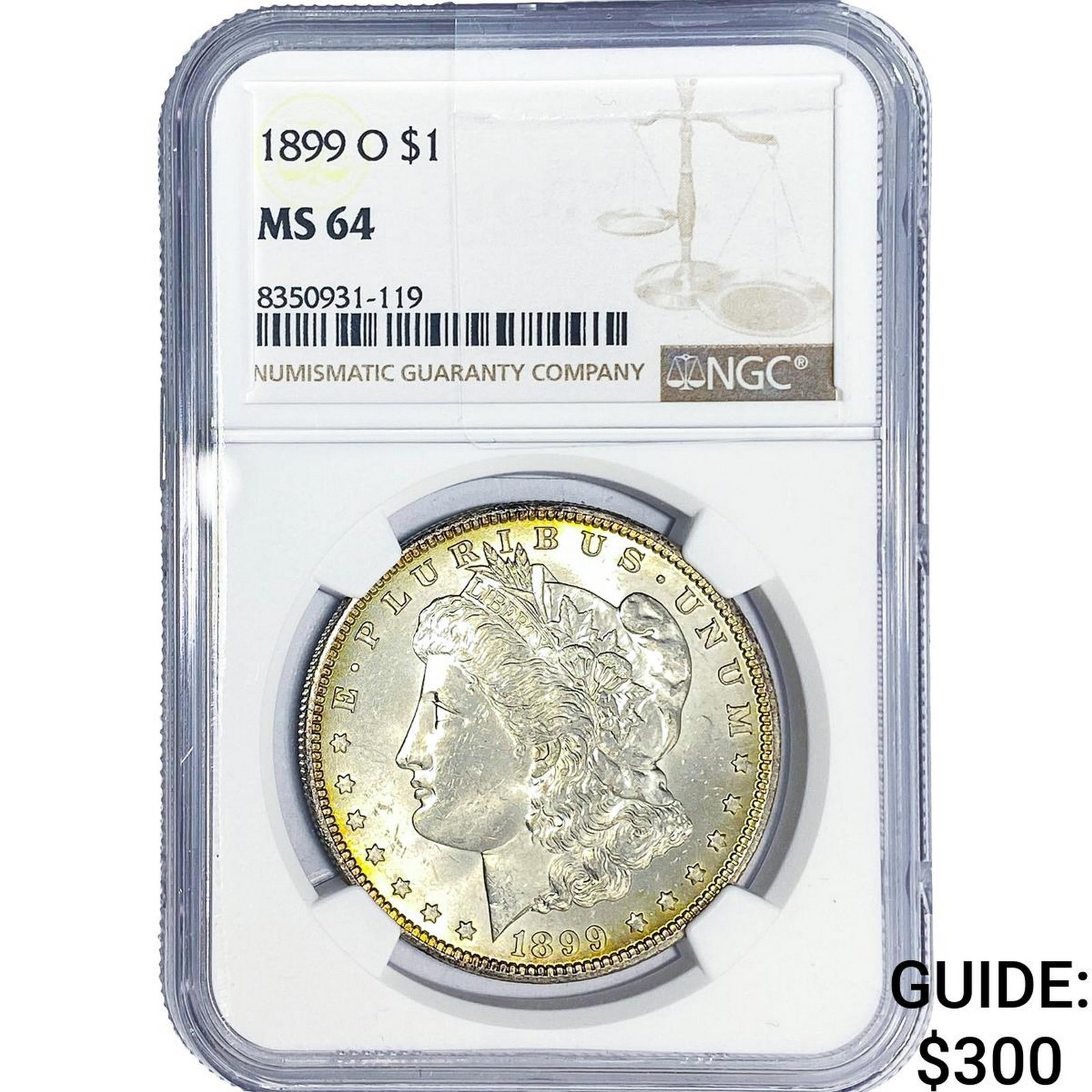 1899-O Morgan Silver Dollar NGC MS64 (1 of 2)