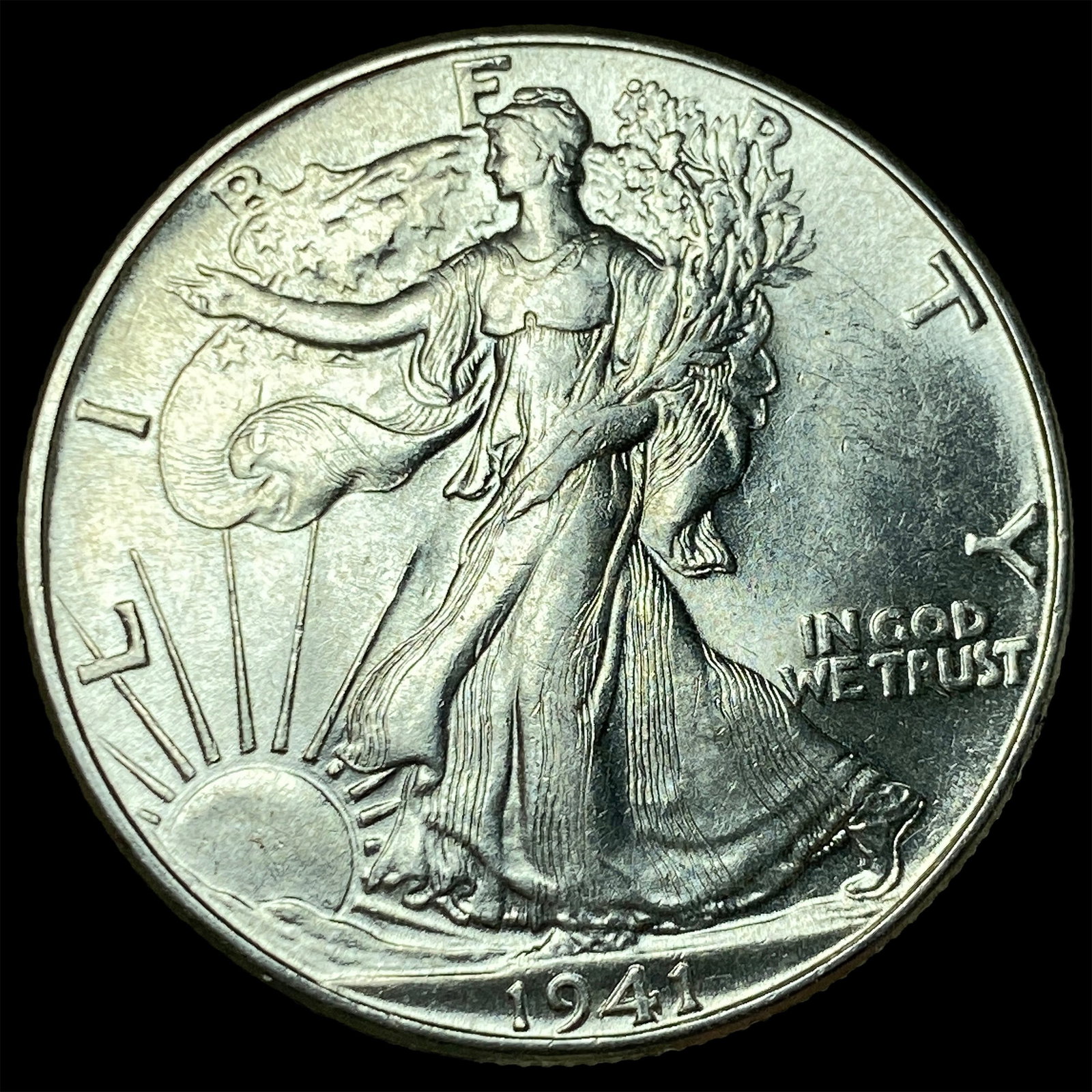 1941 Silver Walking Liberty Half Dollar CHOICE BU: 1941 Silver Walking Liberty Half Dollar CHOICE BU