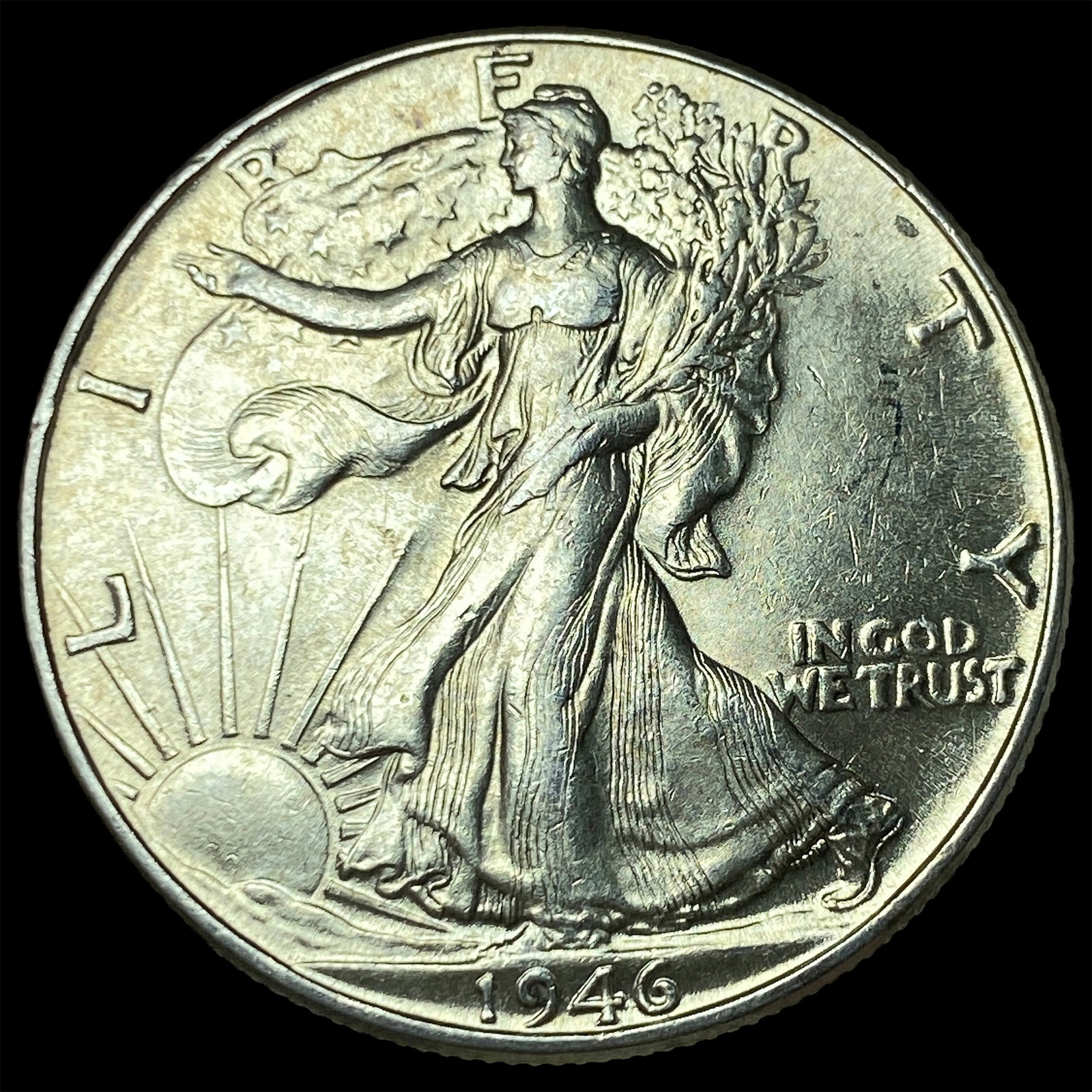 1946 Walking Liberty Half Dollar CHOICE BU: 1946 Walking Liberty Half Dollar CHOICE BU