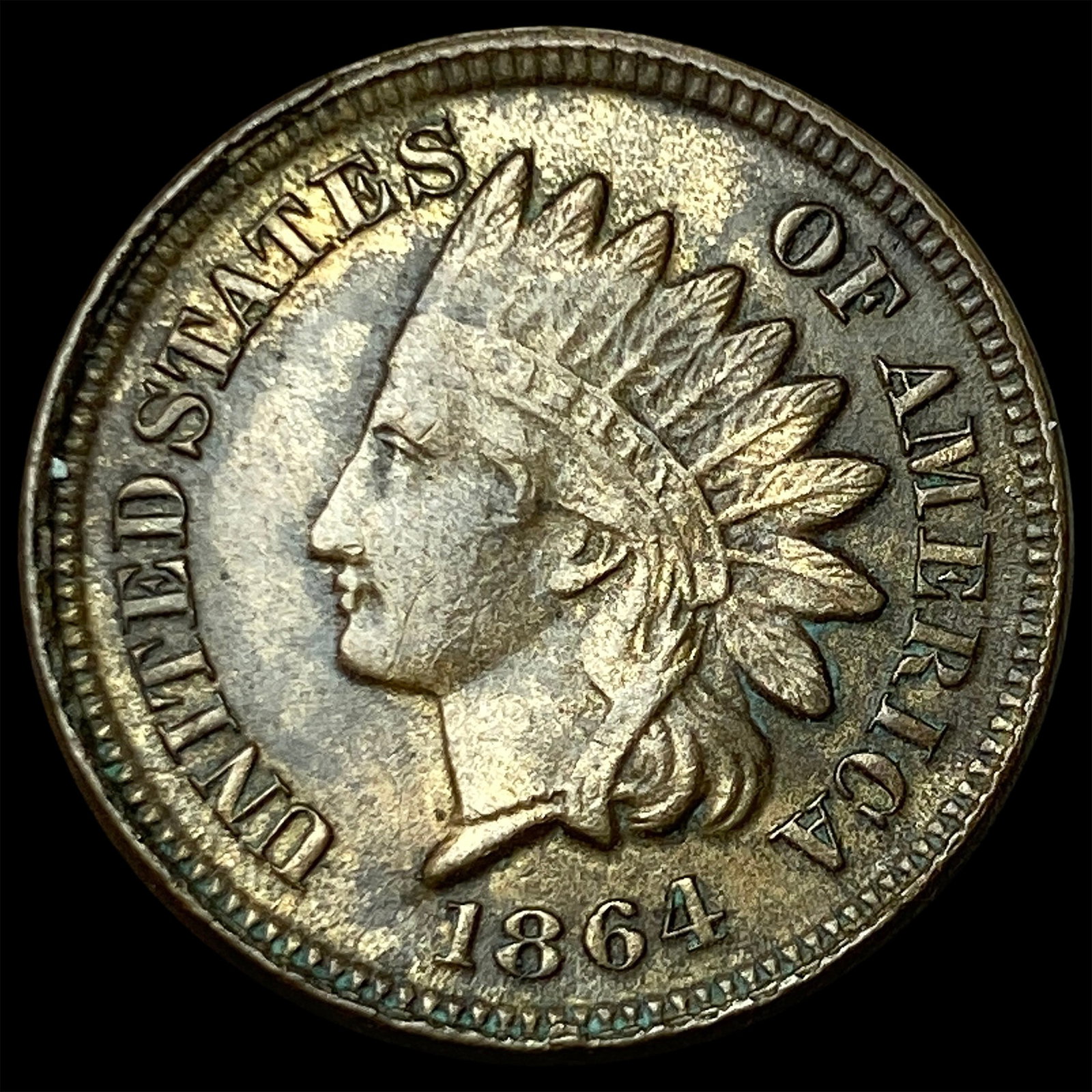 1864 Indian Head Cent (Copper-Nickel) CLOSELY UNCIRCULATED (1 of 2)