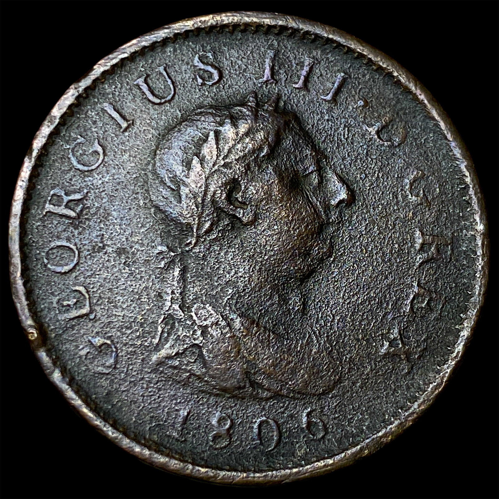 1806 Great Britain Copper Penny (1 of 2)