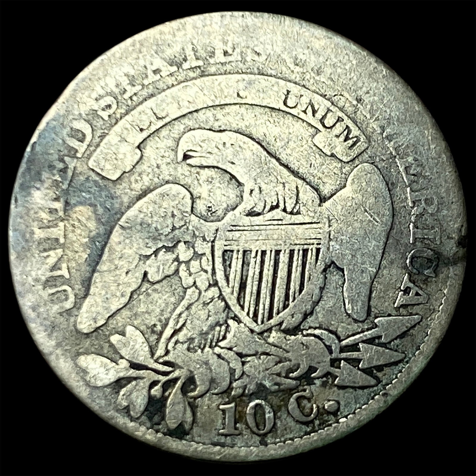 1835 Capped Bust Dime LIGHTLY CIRCULATED - 2