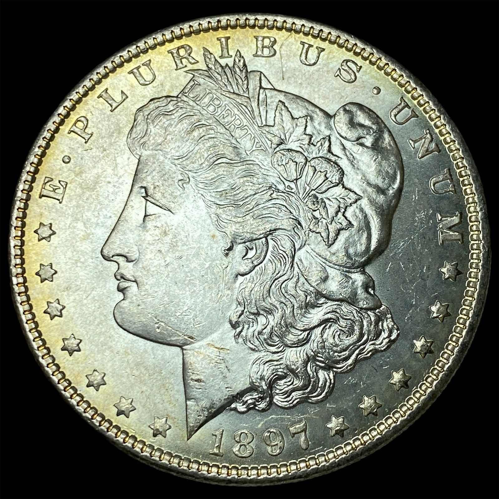 1897 Silver Morgan Dollar GEM BU (1 of 2)