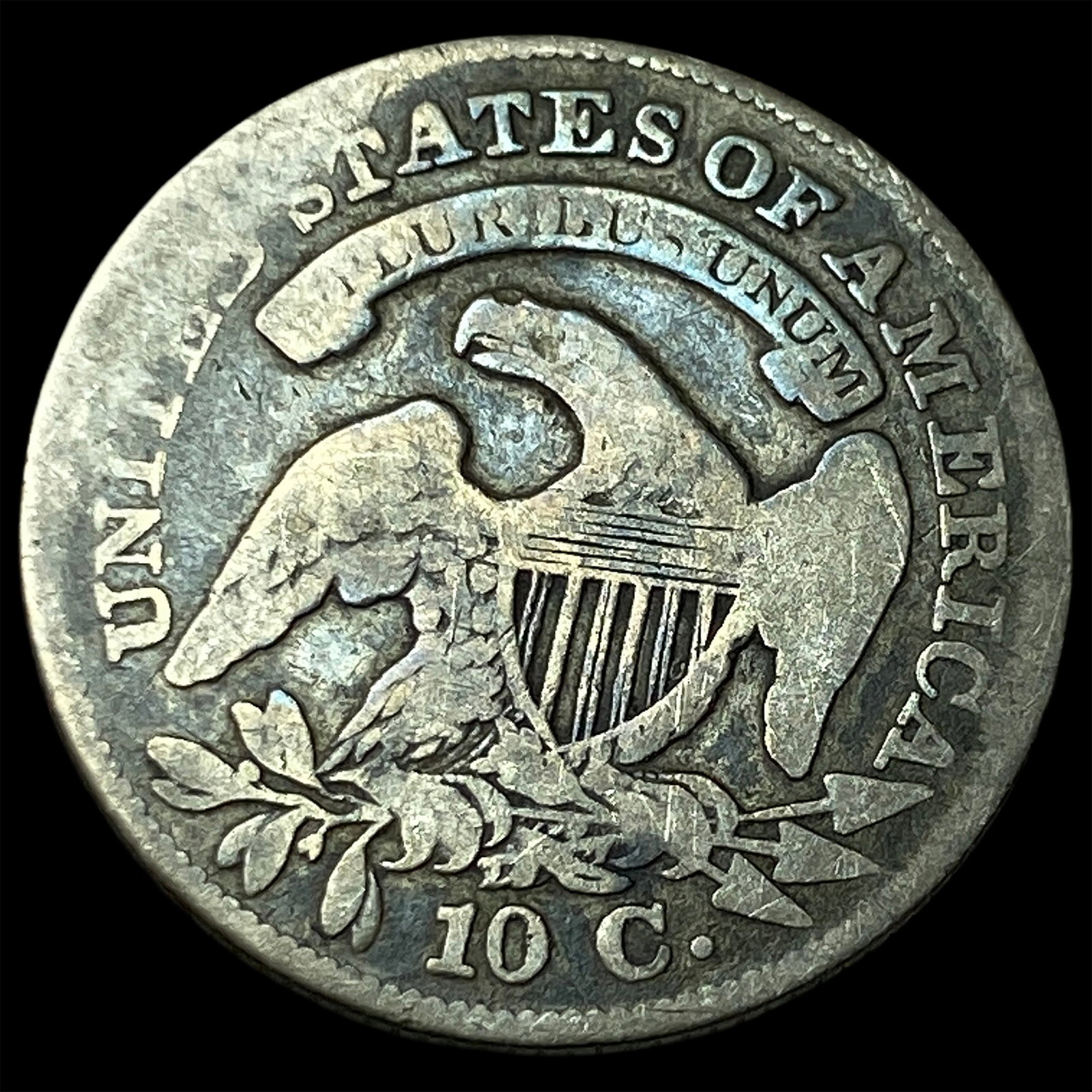 1831 Capped Bust Dime NICELY CIRCULATED - 2