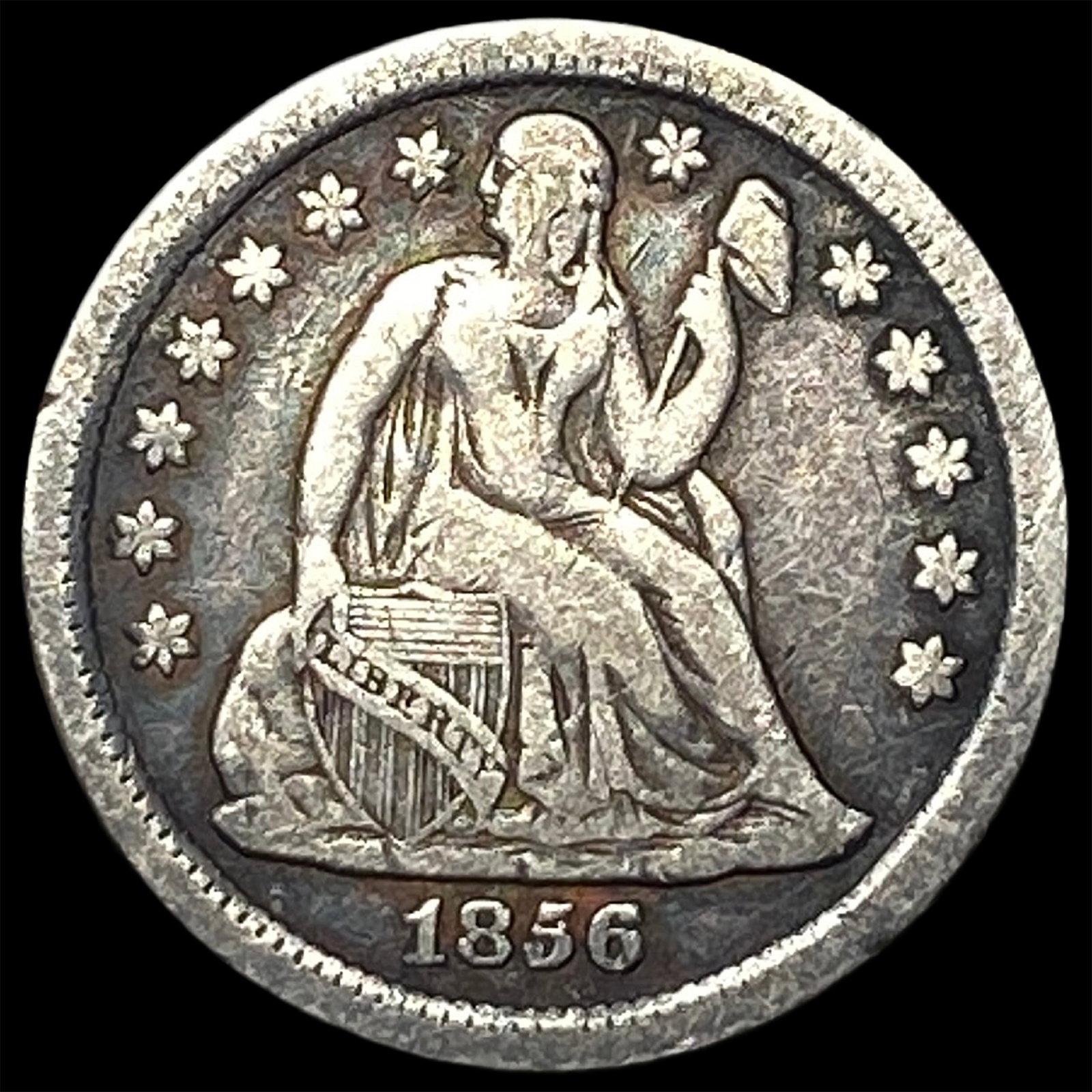 1856 Seated Liberty Dime LIGHTLY CIRCULATED (1 of 2)
