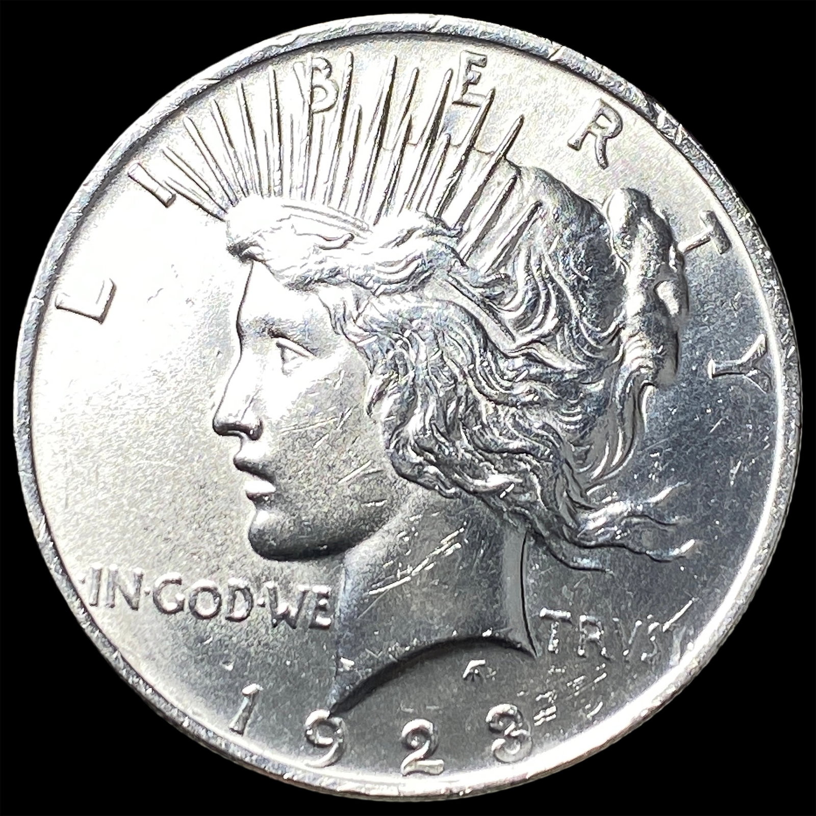 1923 Silver Peace Dollar GEM BU: 1923 Silver Peace Dollar GEM BU