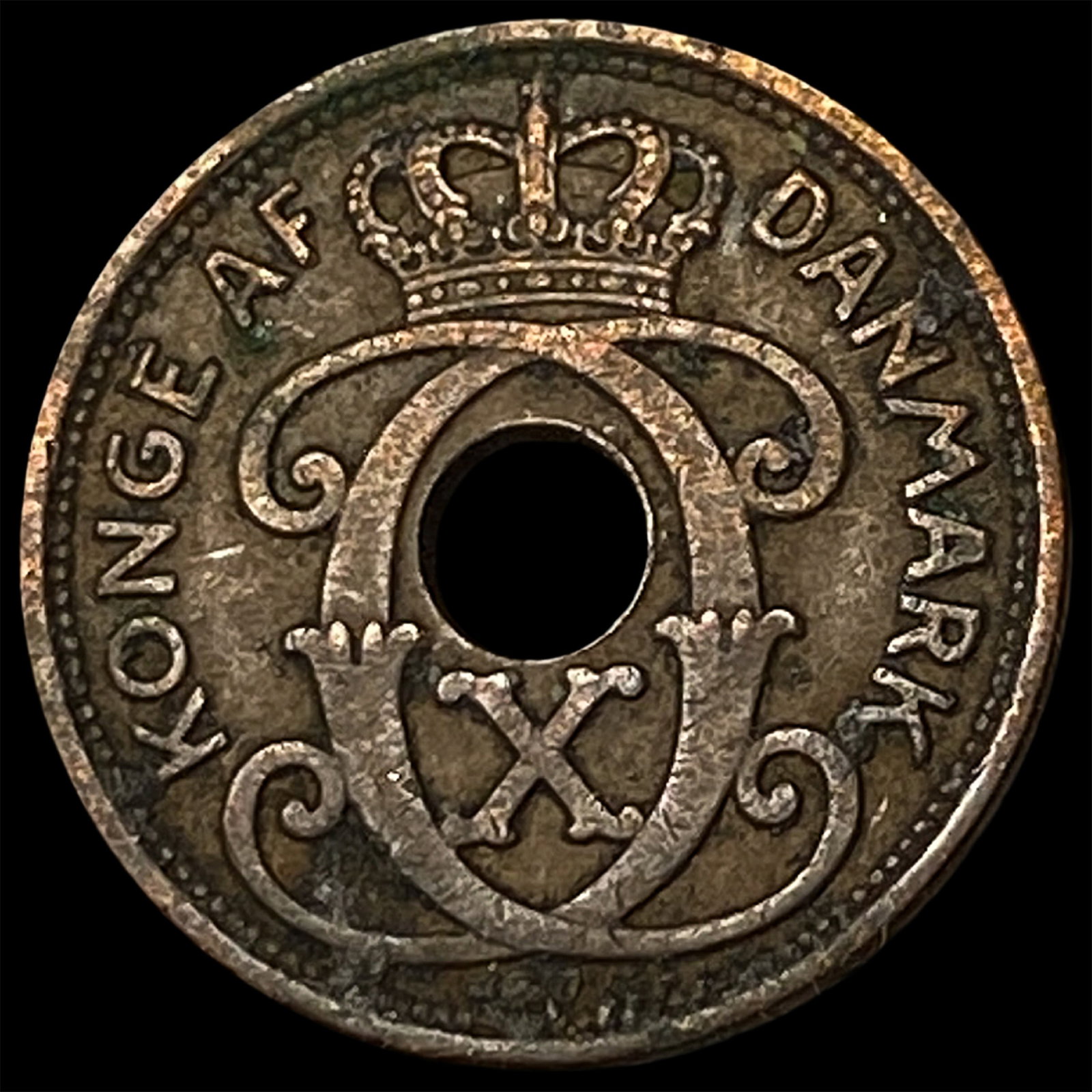 Denmark Copper Nickel 10 Ore: Denmark Copper Nickel 10 Ore