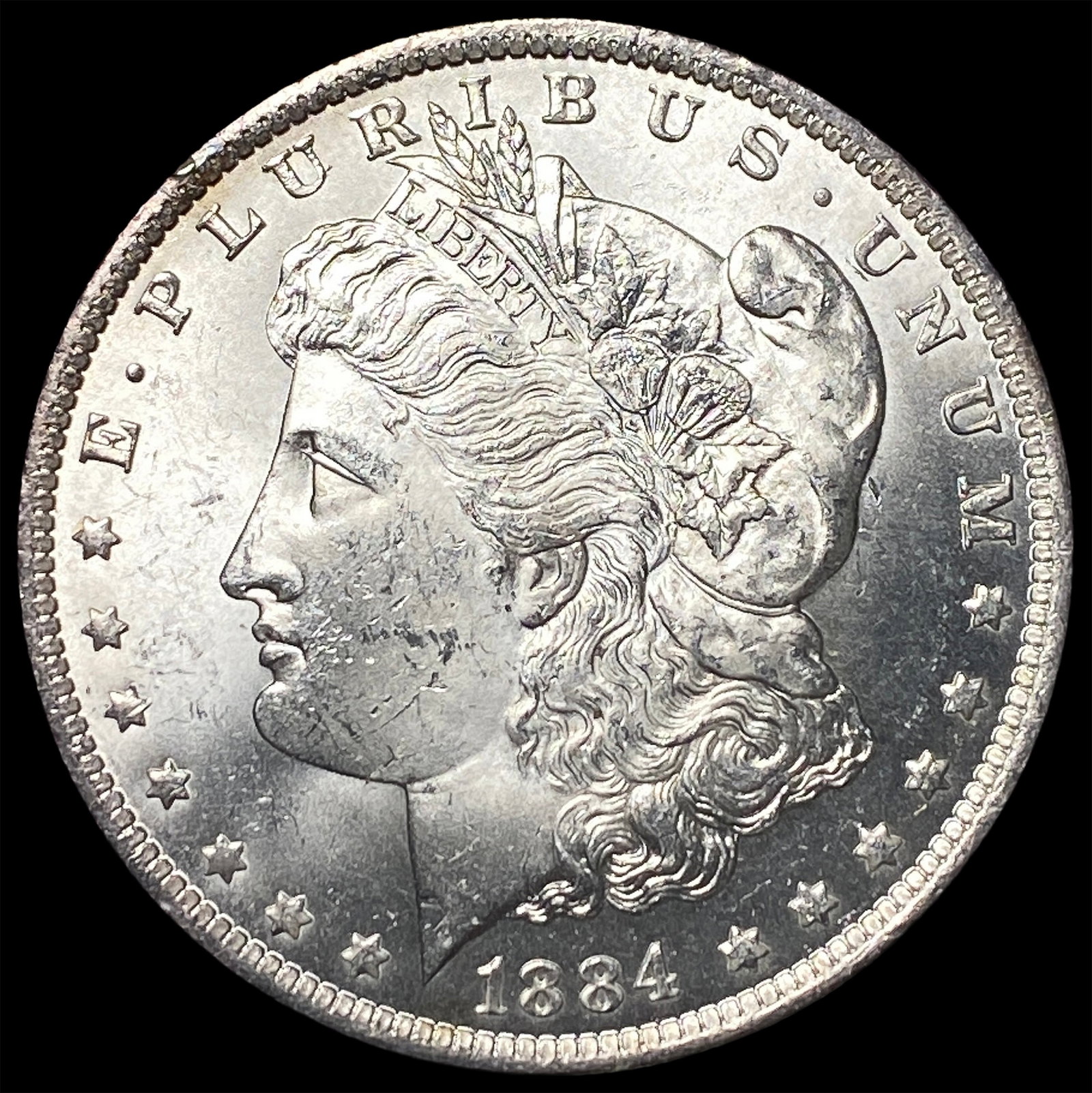 1884-S Silver Morgan Dollar CHOICE BU: 1884-S Silver Morgan Dollar CHOICE BU
