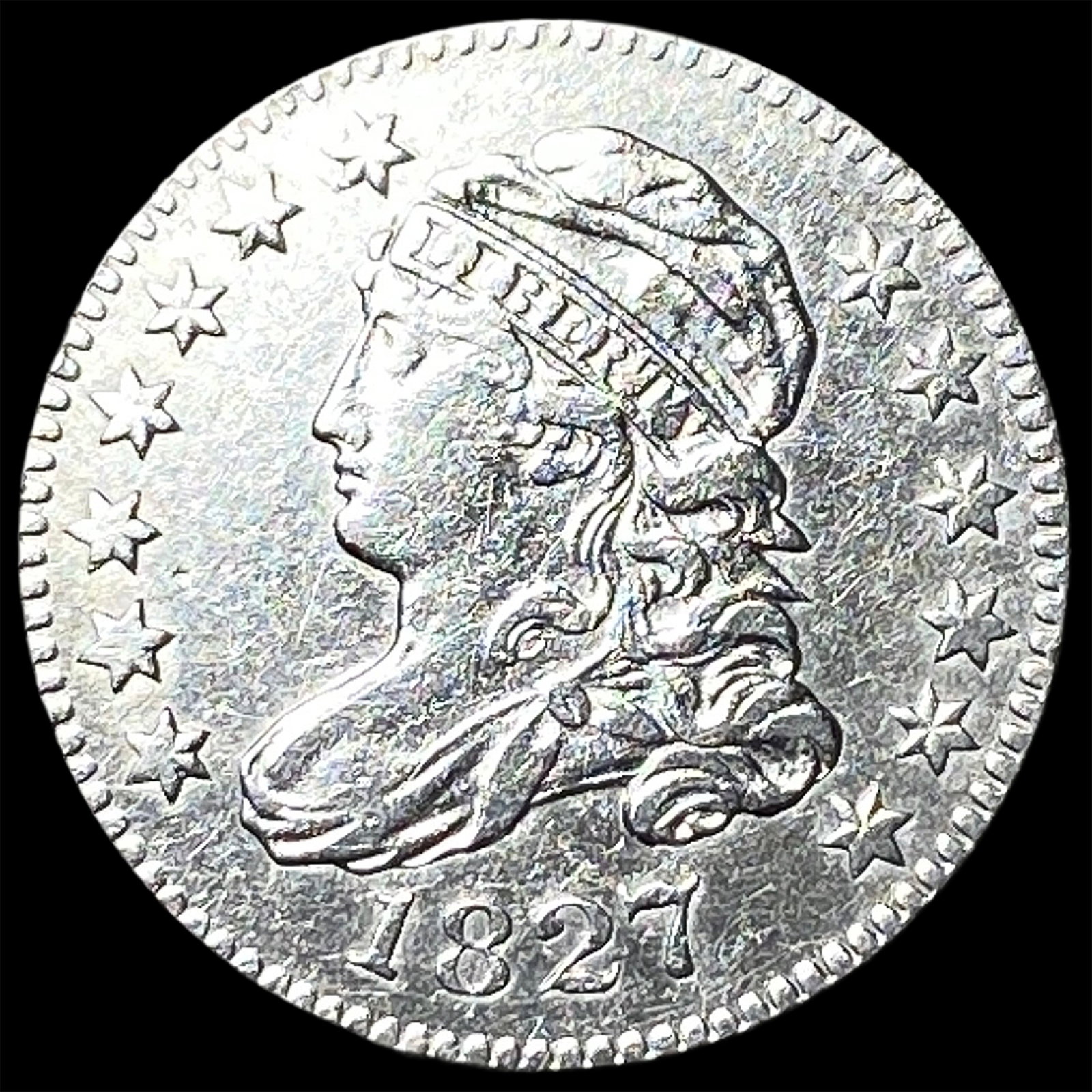 1827 Capped Bust Dime UNCIRCULATED (1 of 2)