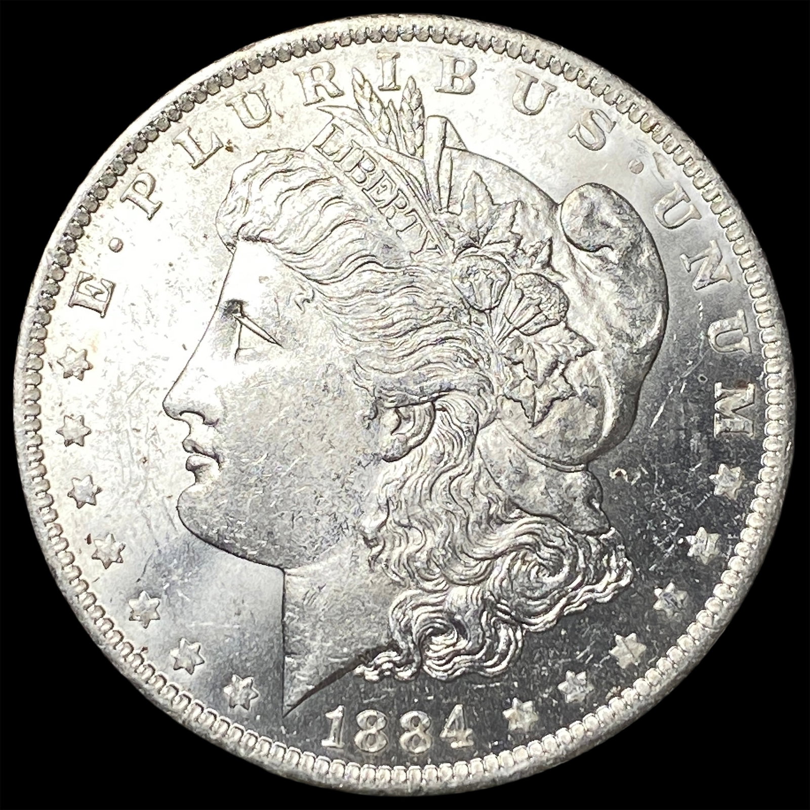 1884-S Silver Morgan Dollar CHOICE BU: 1884-S Silver Morgan Dollar CHOICE BU