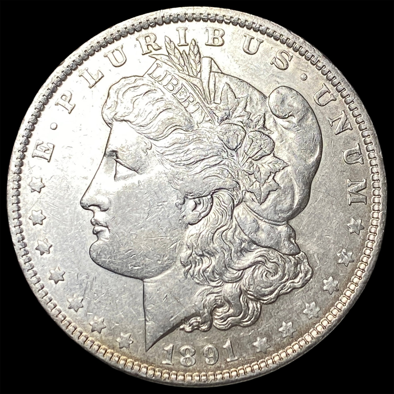 1891-CC Silver Morgan Dollar CHOICE AU (1 of 2)