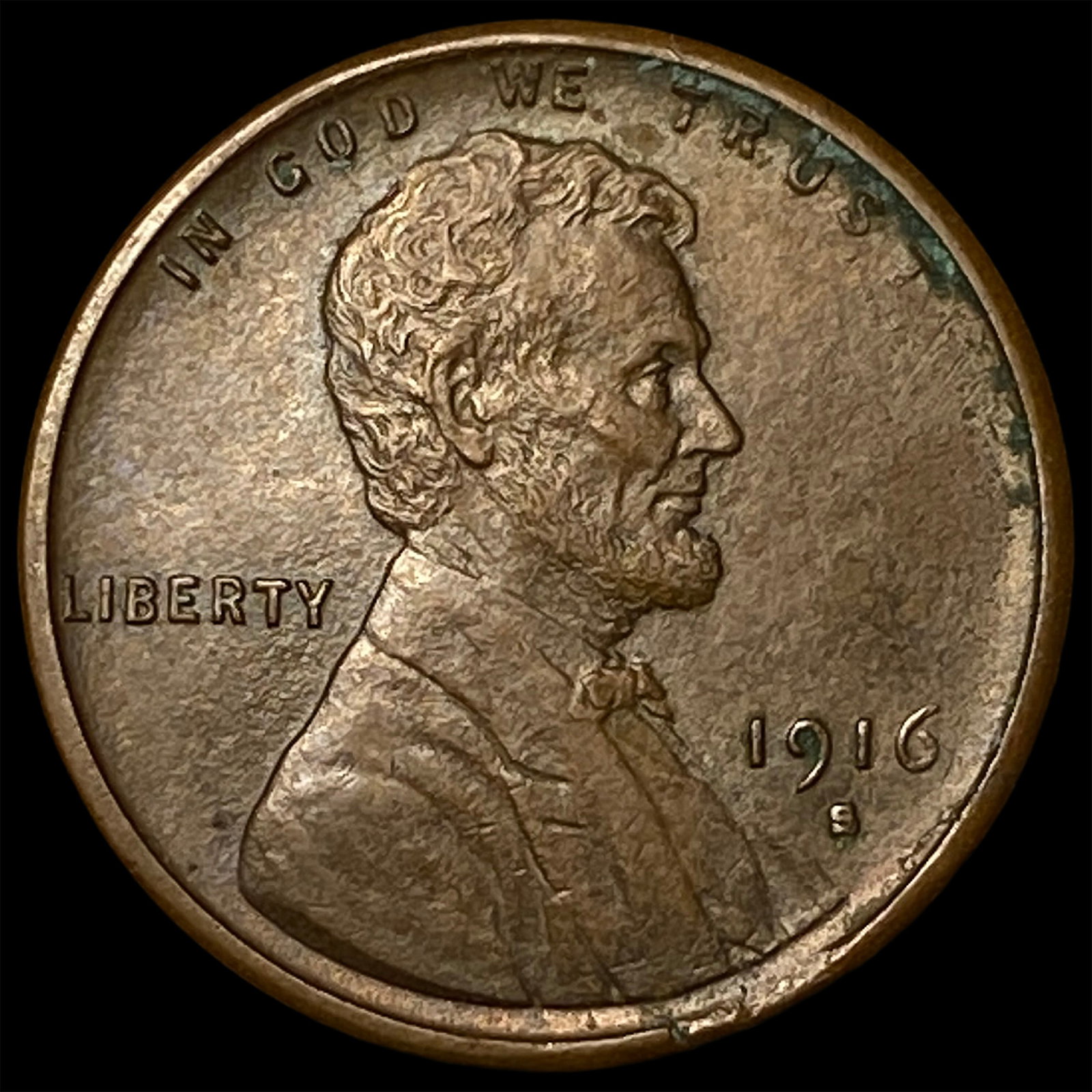 1916-S Lincoln Wheat Cent UNCIRCULATED (1 of 2)