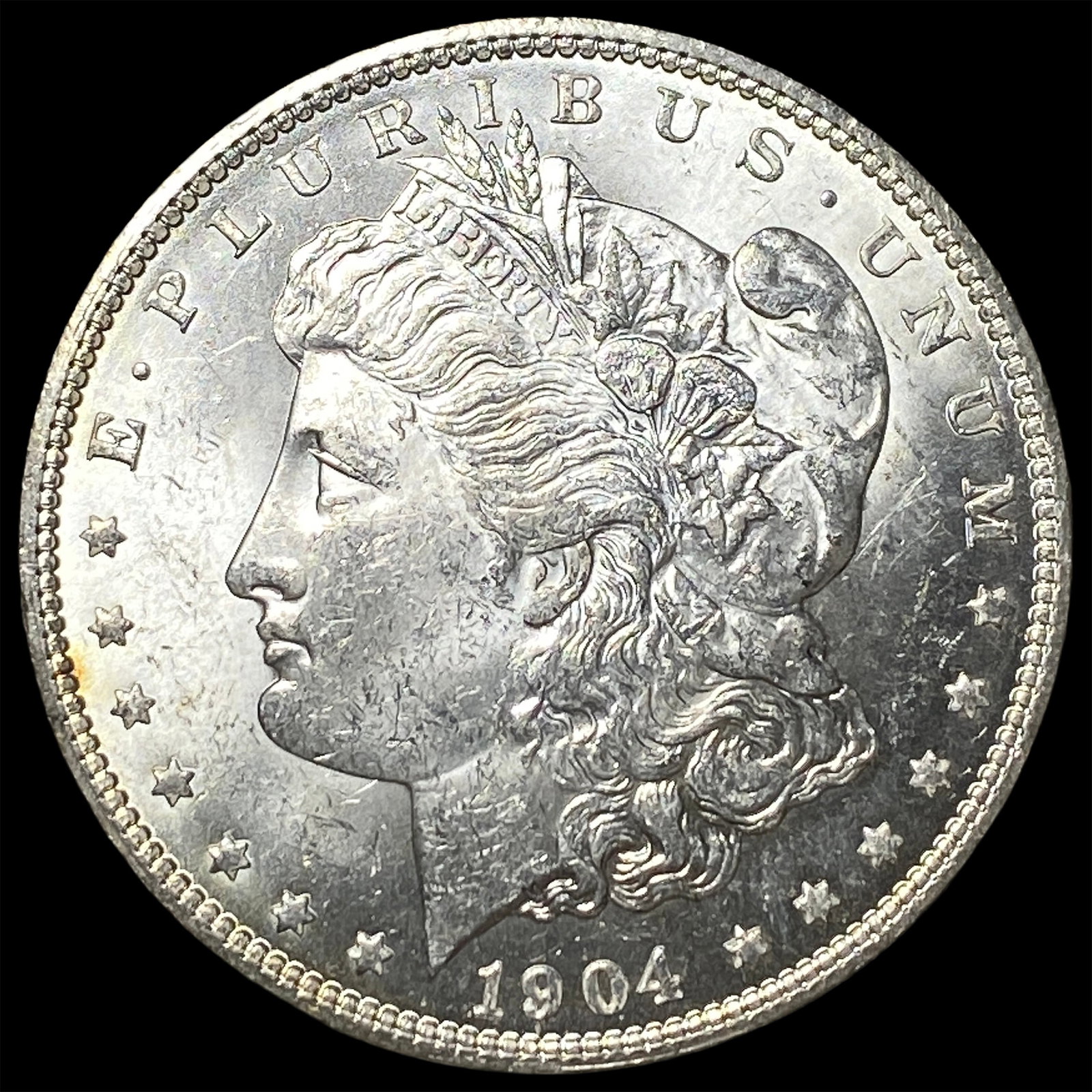 1904-O Silver Morgan Dollar CHOICE BU (1 of 2)