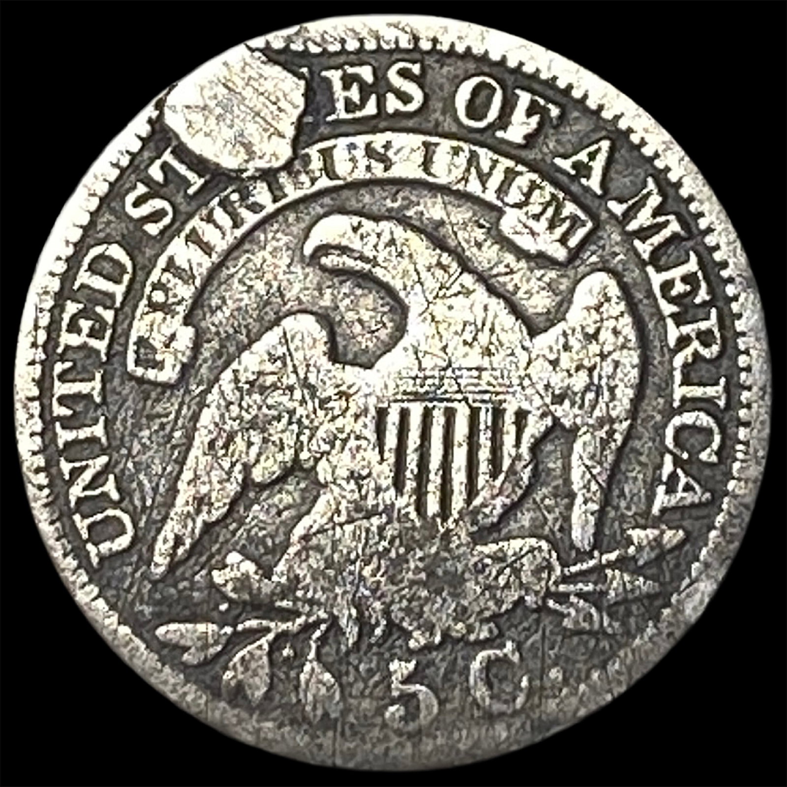 1831 Capped Bust Silver Half Dime NICELY CIRCULATED - 2
