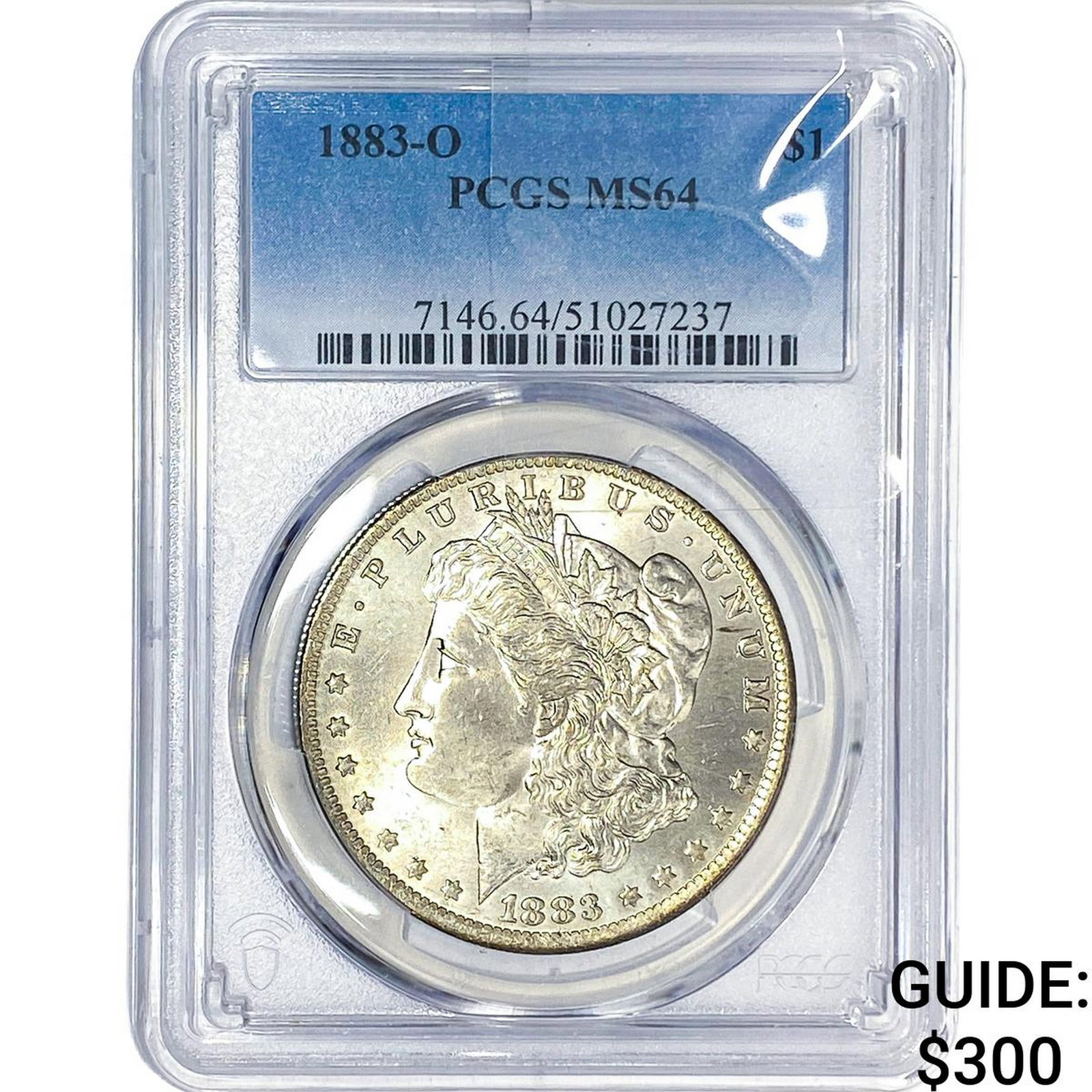 1883-O Morgan Silver Dollar PCGS MS64: 1883-O Morgan Silver Dollar PCGS MS64