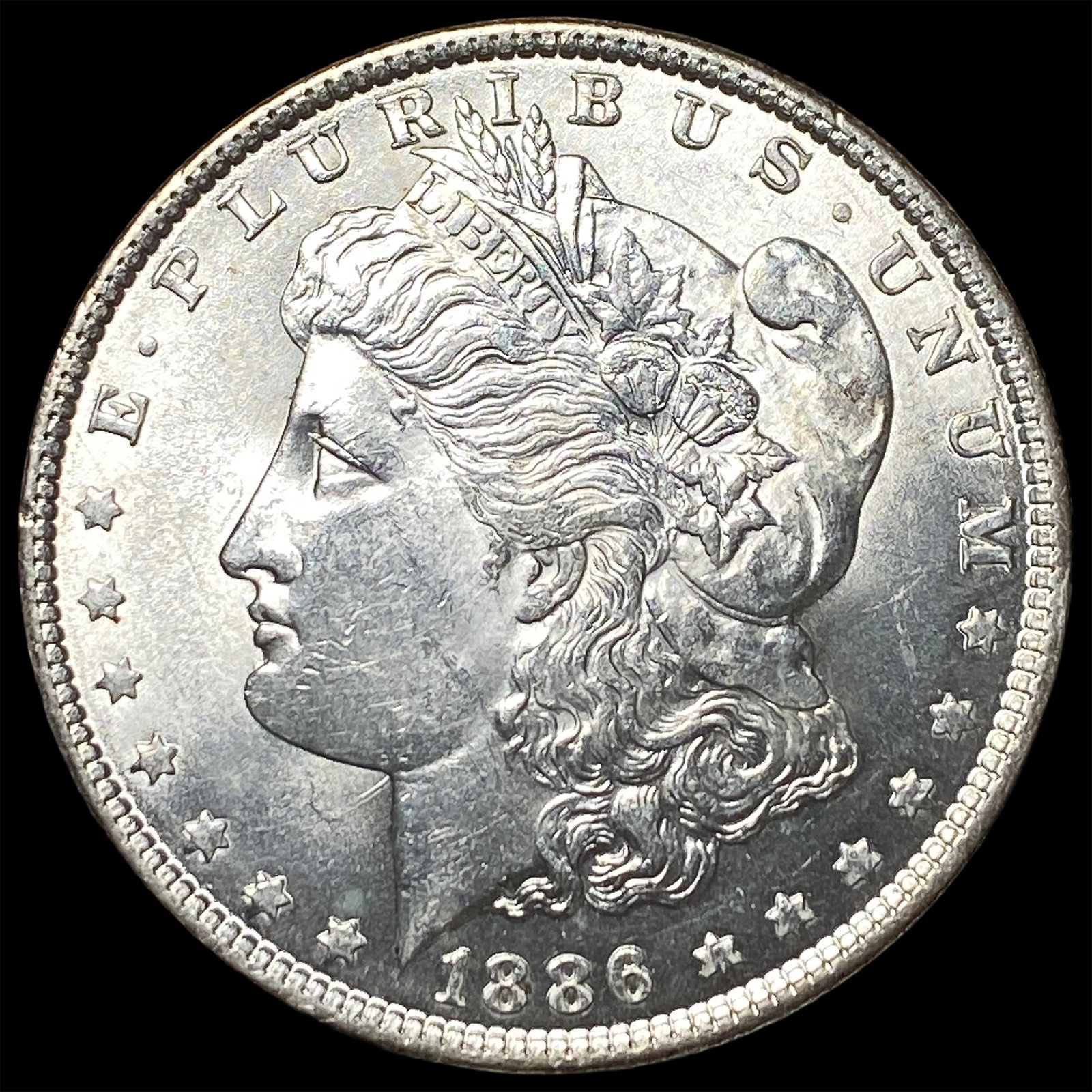1886-Silver Morgan Dollar CHOICE BU: 1886-Silver Morgan Dollar CHOICE BU
