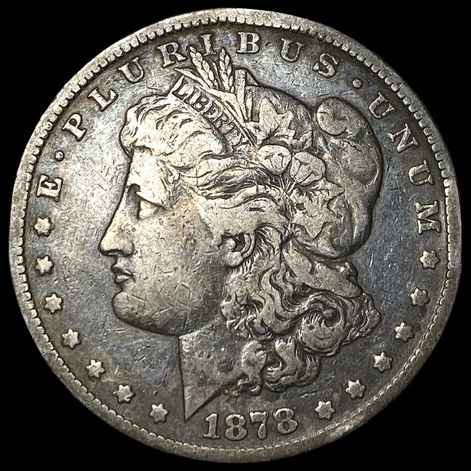 1878-S Silver Morgan Dollar NEARLY UNCIRCULATED (1 of 2)