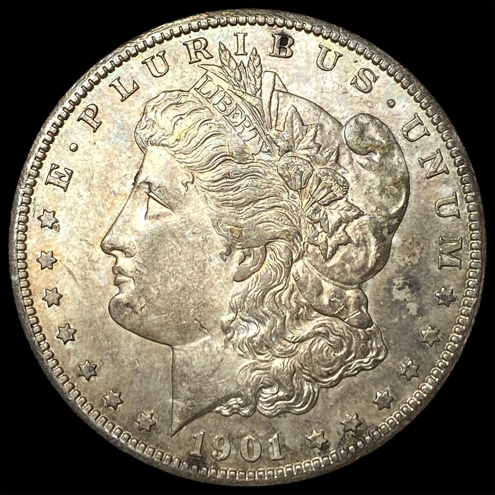 1901 Morgan Silver Dollar CHOICE AU: 1901 Morgan Silver Dollar CHOICE AU
