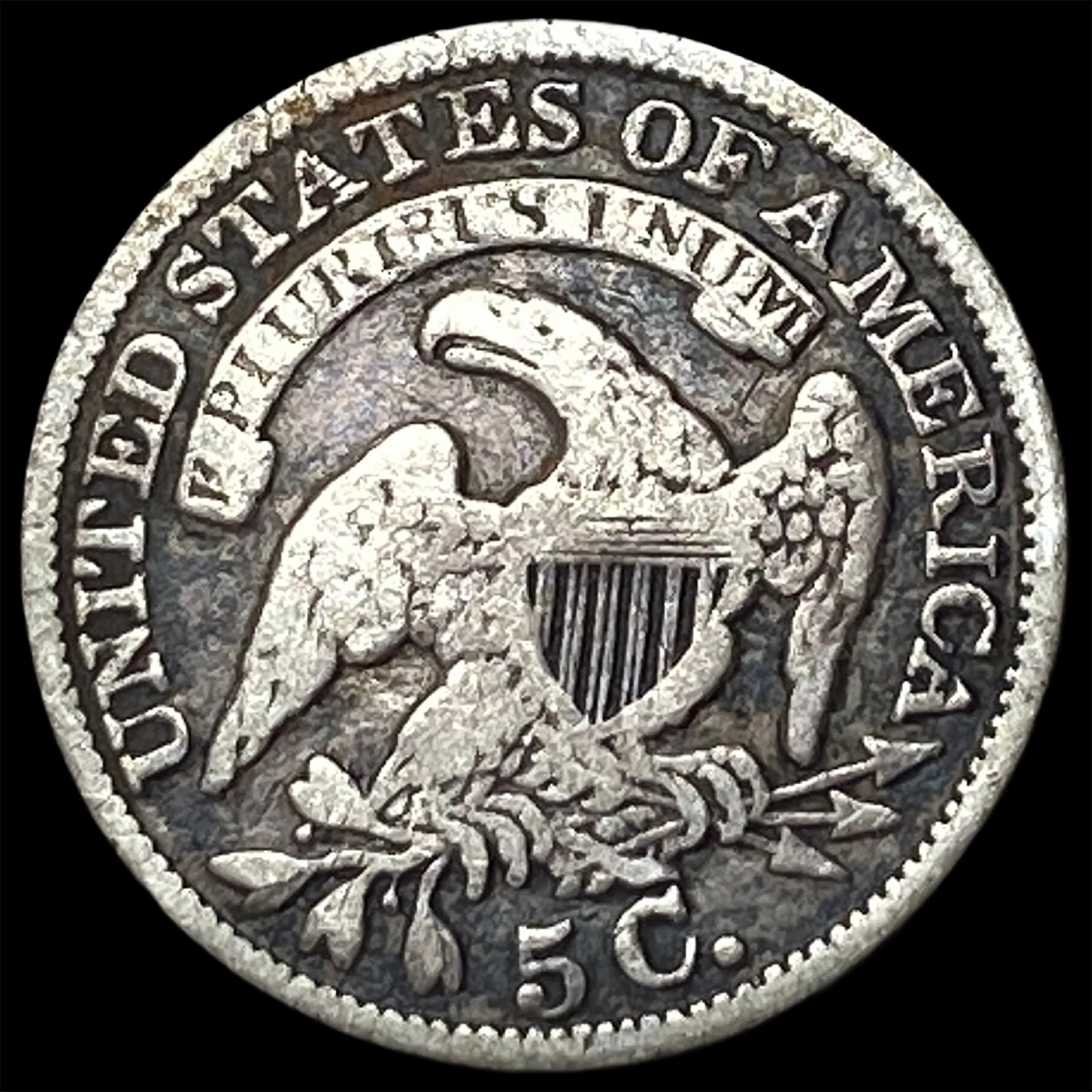 1835 Capped Bust Half Dime NICELY CIRCULATED - 2