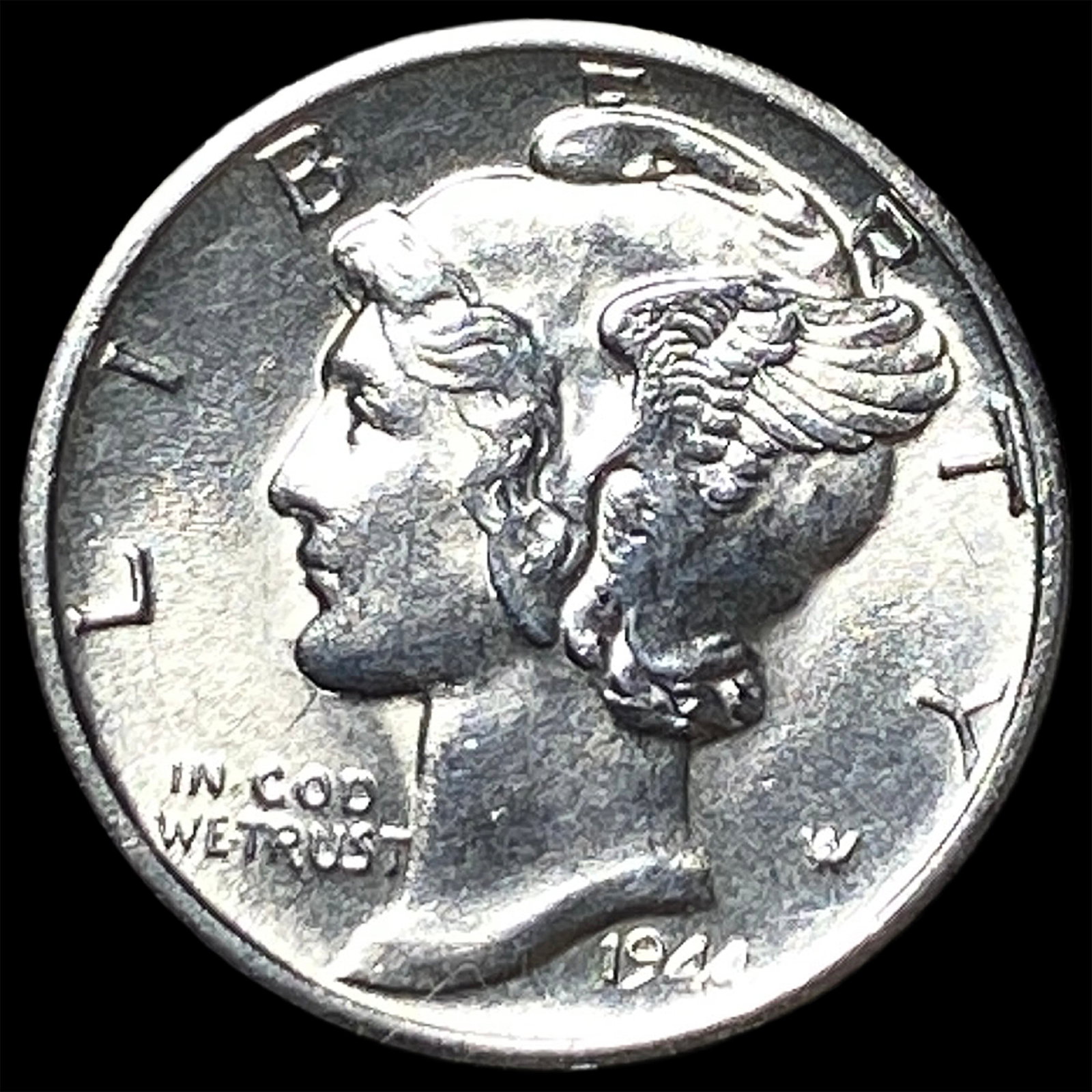 1944 Mercury Dime CHOICE BU: 1944 Mercury Dime CHOICE BU