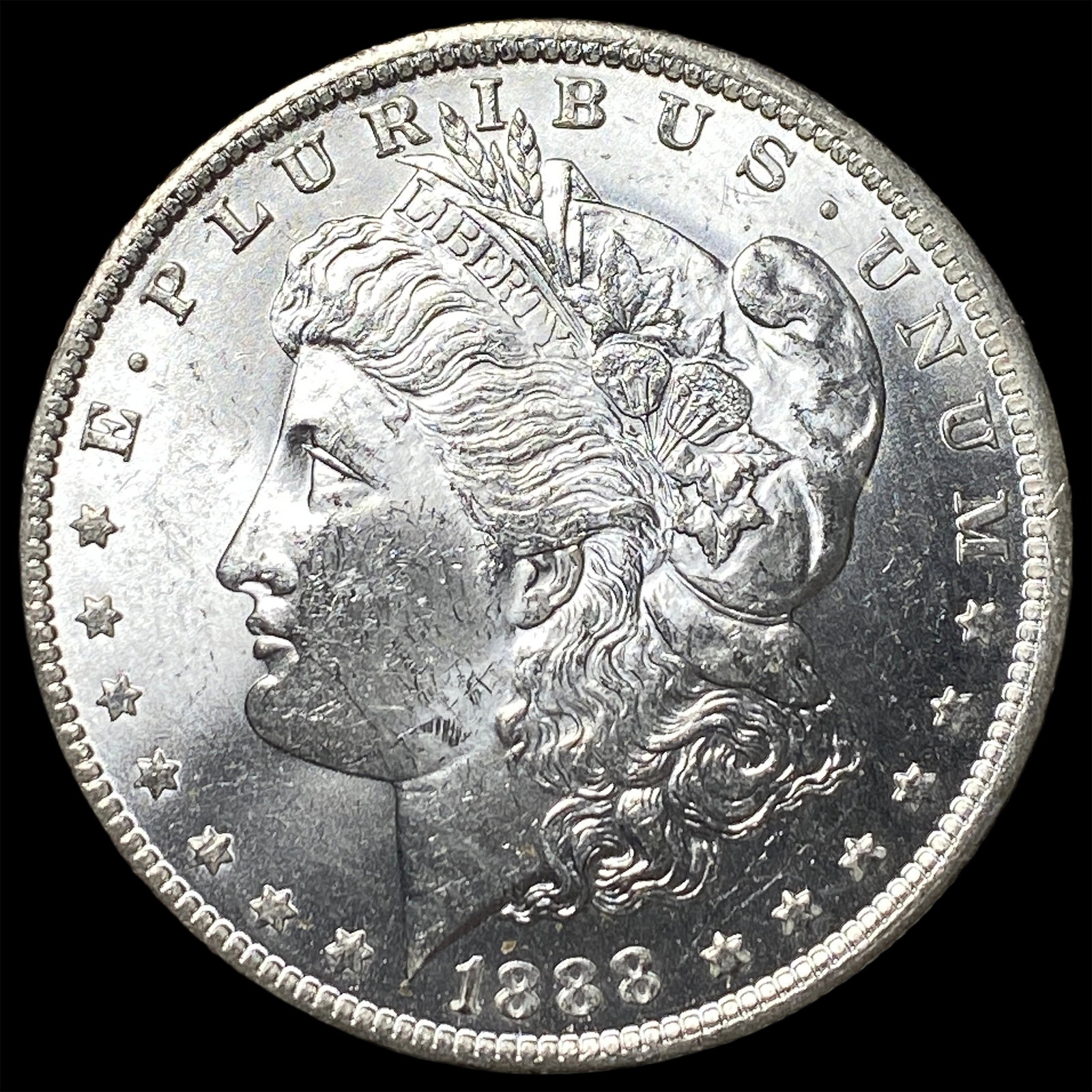 1888-S Silver Morgan Dollar CHOICE BU: 1888-S Silver Morgan Dollar CHOICE BU
