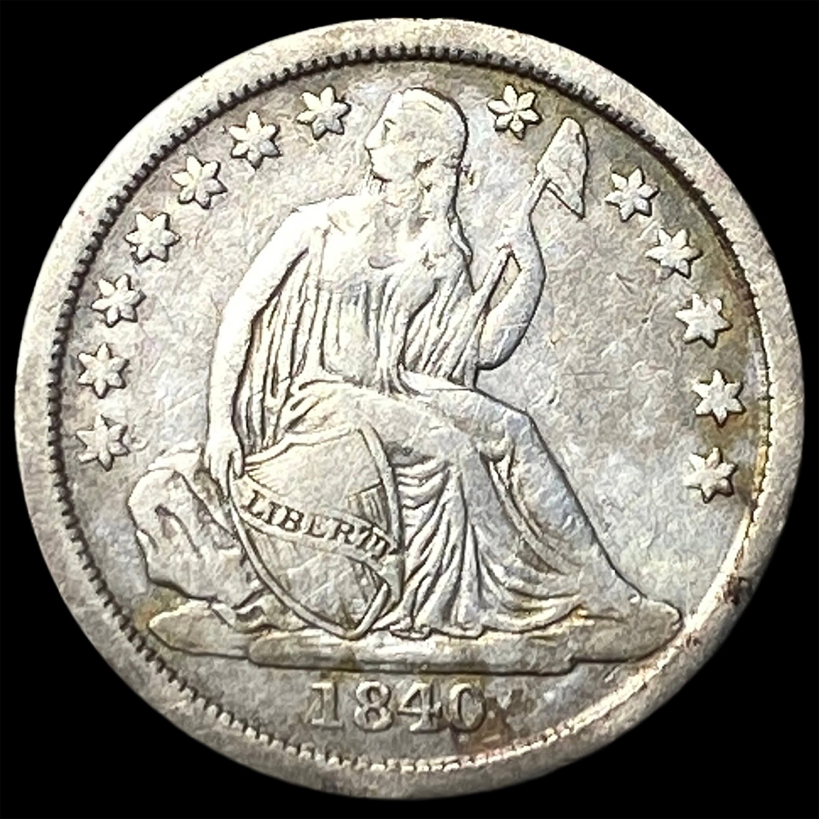 1840-O Seated Liberty Dime LIGHTLY CIRCULATED: 1840-O Seated Liberty Dime LIGHTLY CIRCULATED