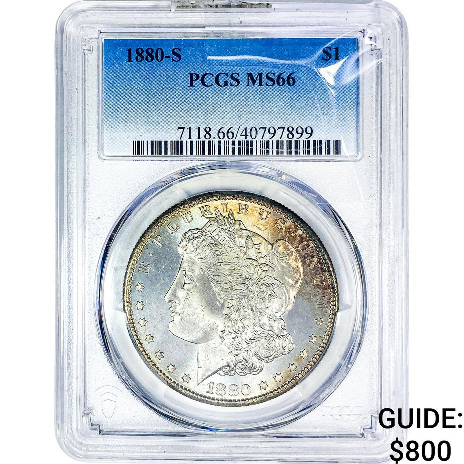 1880-S Morgan Silver Dollar PCGS MS66 (1 of 2)