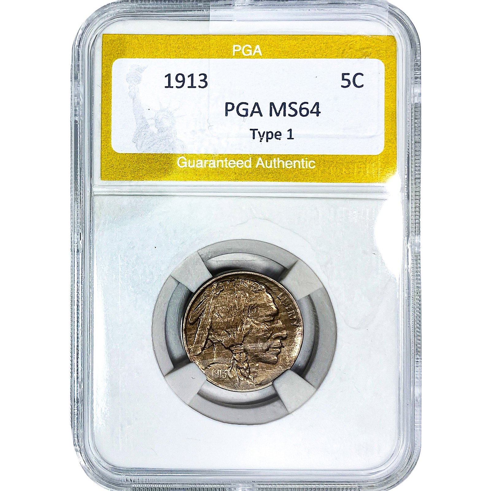 1913 Buffalo Nickel PGA MS64 (1 of 2)